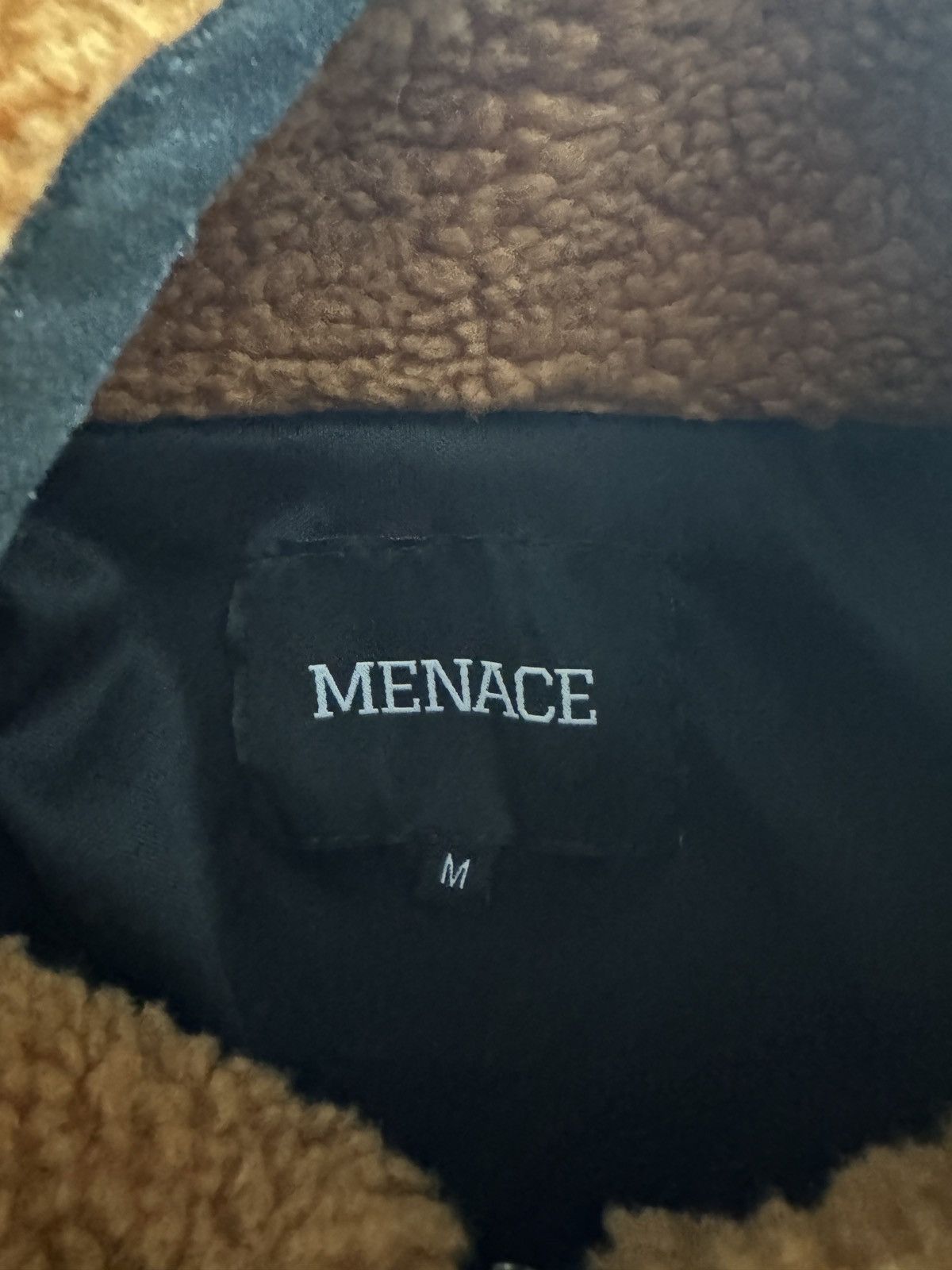 Menace Menace Orange Sherpa Fleece Jacket Size US M / EU 48-50 / 2 - 2 Thumbnail