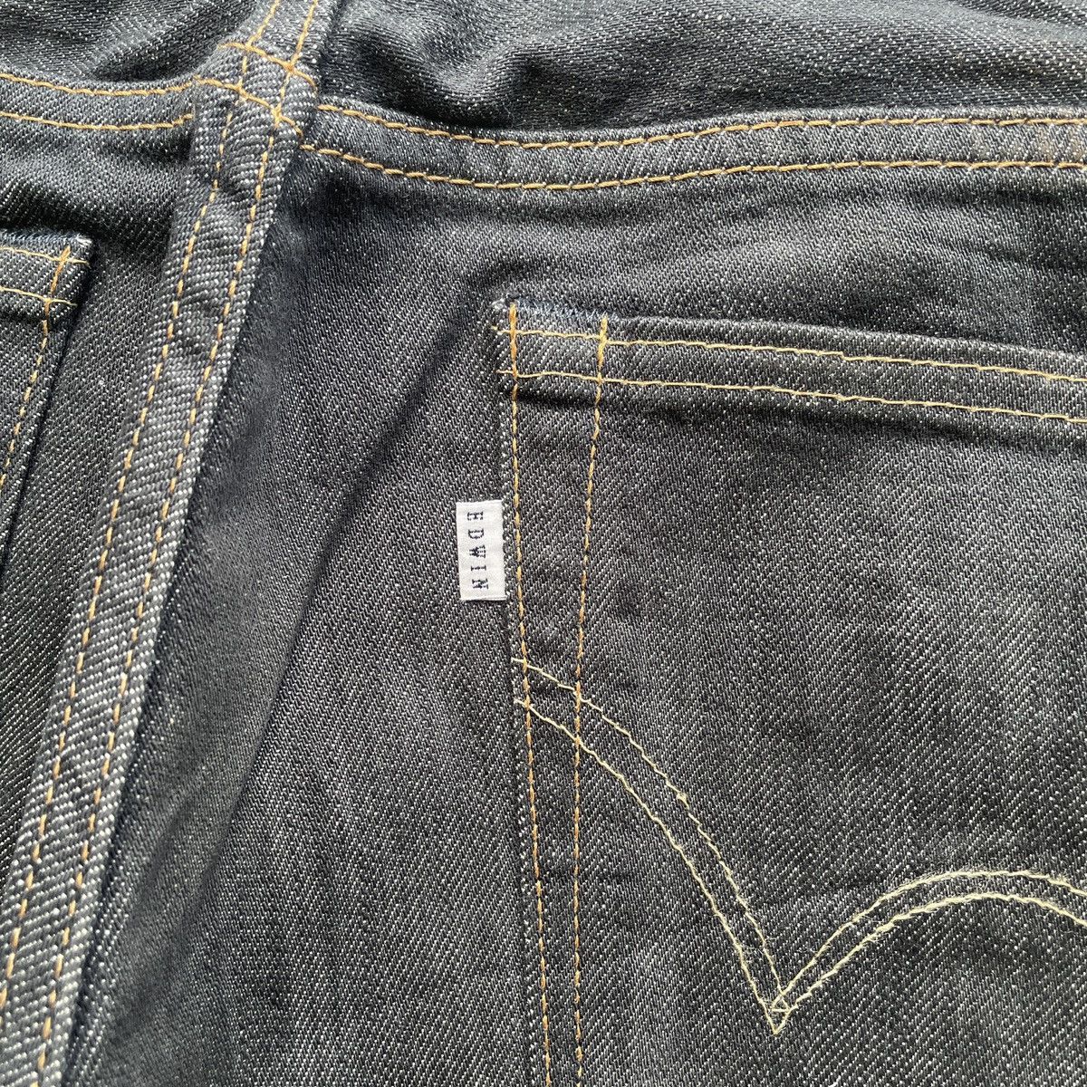 Japanese Brand W32💥 Vintage Edwin Black Distressed Jeans Denim Pants Size US 32 / EU 48 - 9 Thumbnail