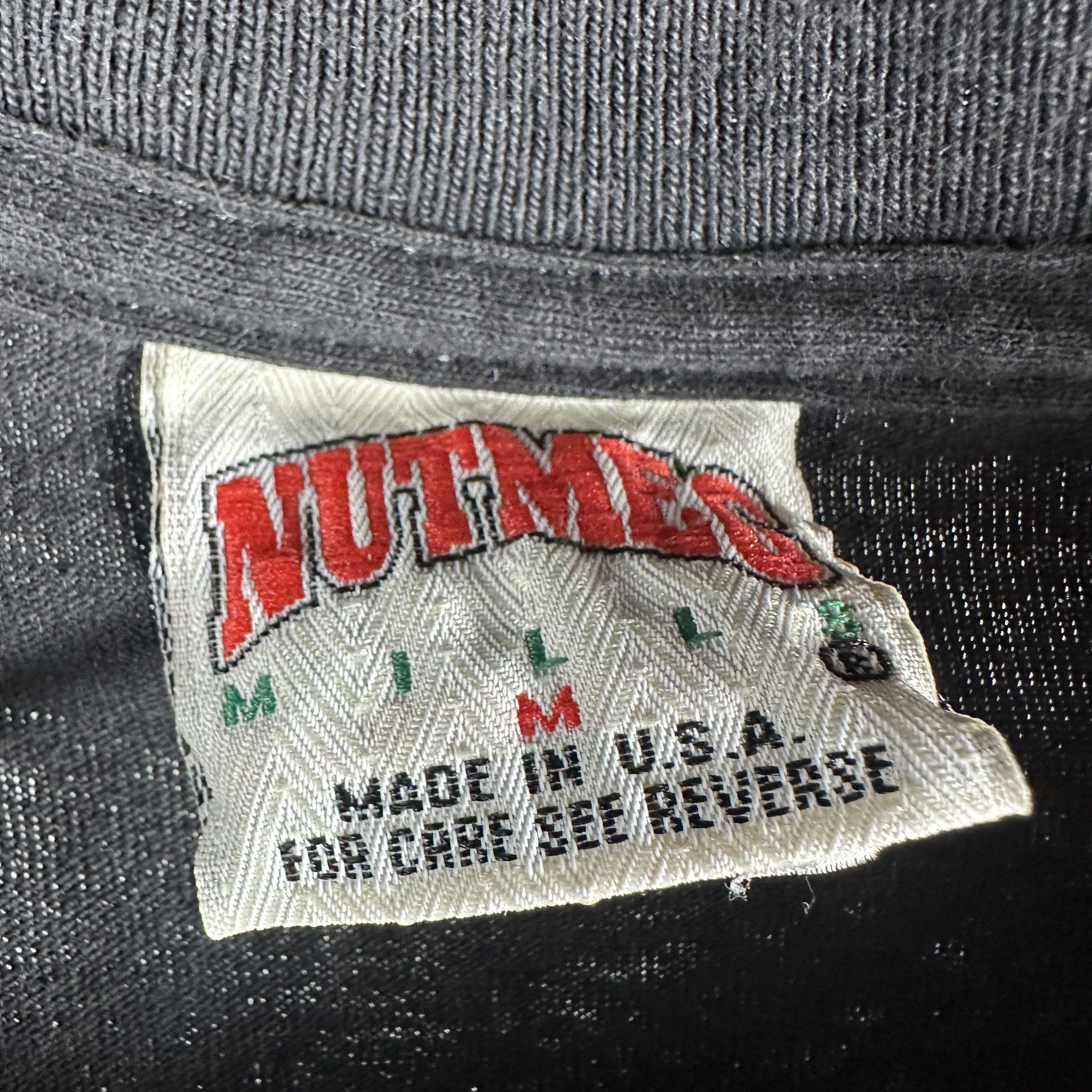 Vintage ​90s Portland Pirates AHL Nutmeg Breakthrough​ T-shirt Size US M / EU 48-50 / 2 - 5 Thumbnail