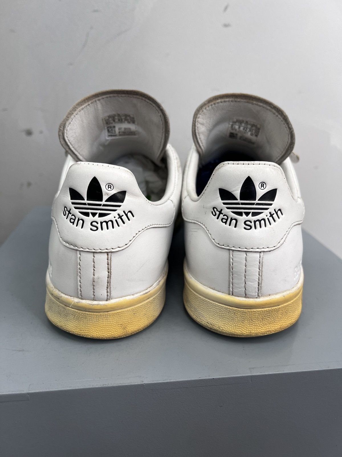 Adidas × Designer × Raf Simons Adidas Raf Simons Stan Smith white leather 2013 Size US 9 / EU 42 - 4 Thumbnail