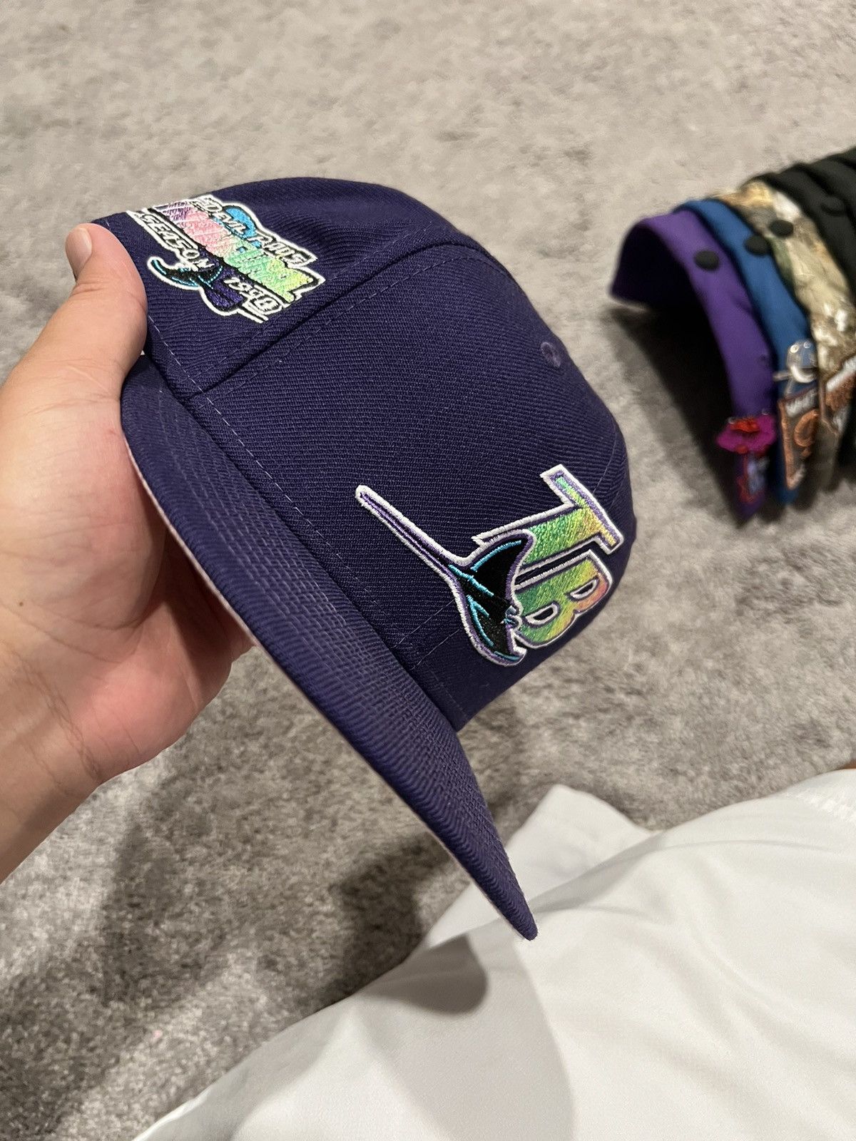 Tampa Bay Rays fitted 7 5/8