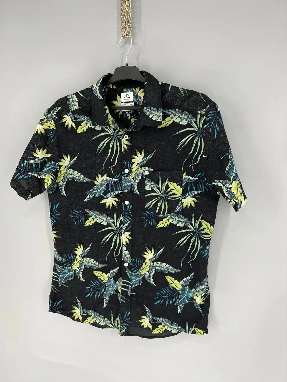 Vintage Vintage Crazy Quiksilver Hawaiian Floral Shirt Buttons 90s Size US S / EU 44-46 / 1 - 3 Thumbnail