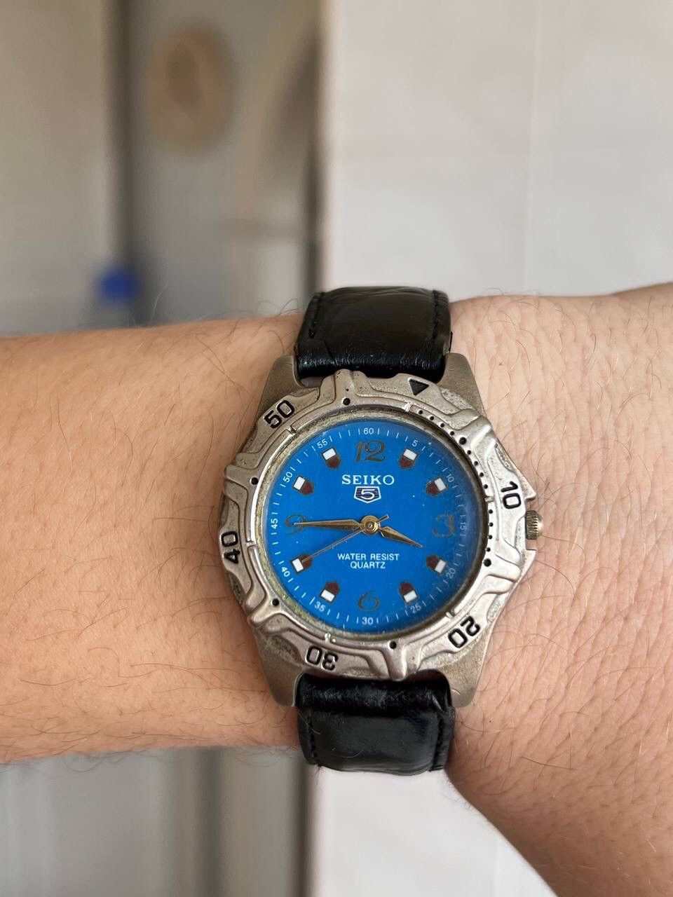 Japanese Brand × Seiko 90s Rare Seiko 5 Futuristic Watch Japanese Brand Quartz Movt Size ONE SIZE - 4 Thumbnail