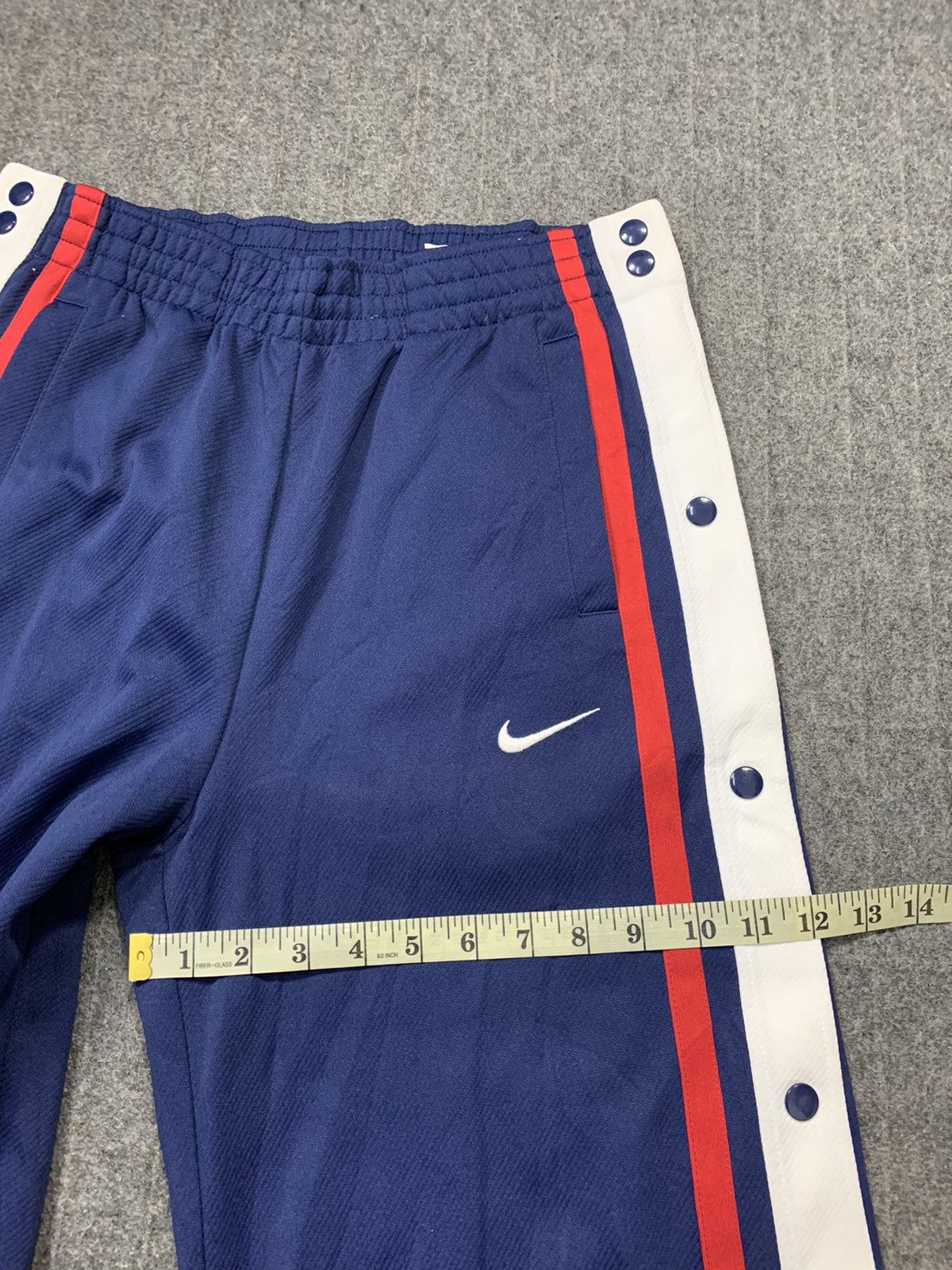 Nike Hype 90s Nike Track Jogger Pant Side Snap Button Design Size US 32 / EU 48 - 12 Thumbnail