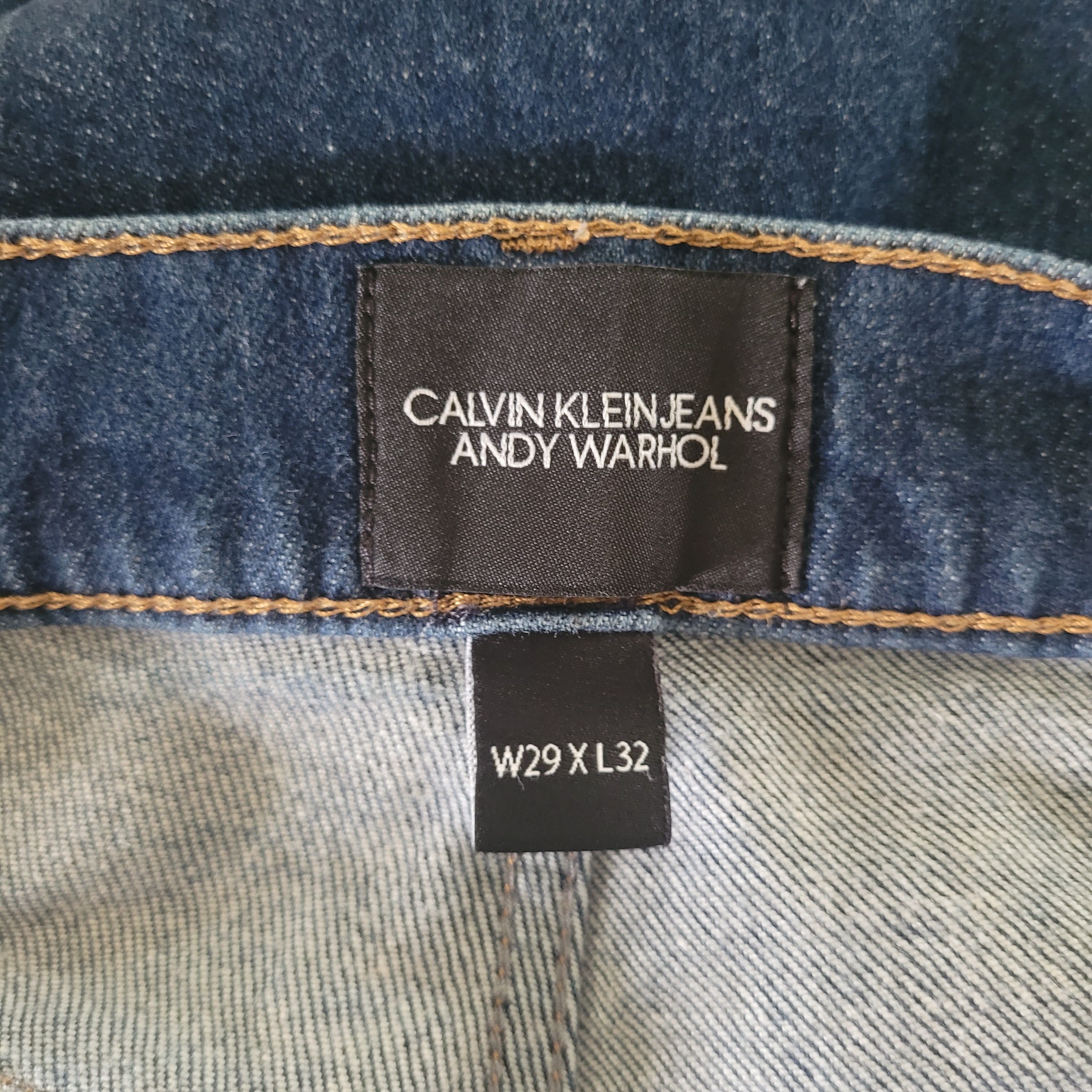 Raf Simons Calvin Klein by Raf Simons Andy Warhol printed jeans Size US 29 - 5 Thumbnail