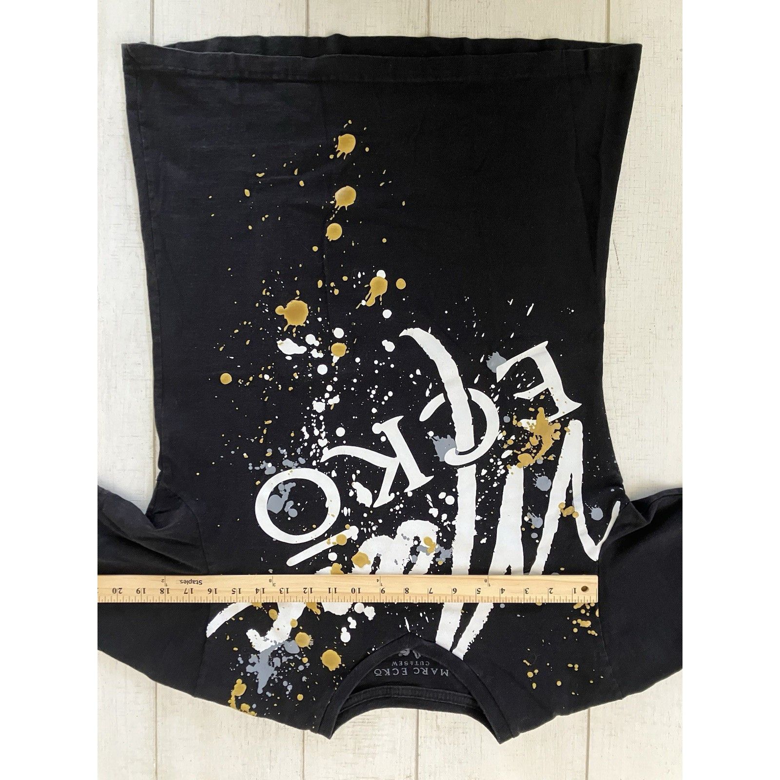 Other Mark Ecko Cut Sew Splatter Script S/S Tee Retro Y2K Style Bl Size US M / EU 48-50 / 2 - 8 Thumbnail