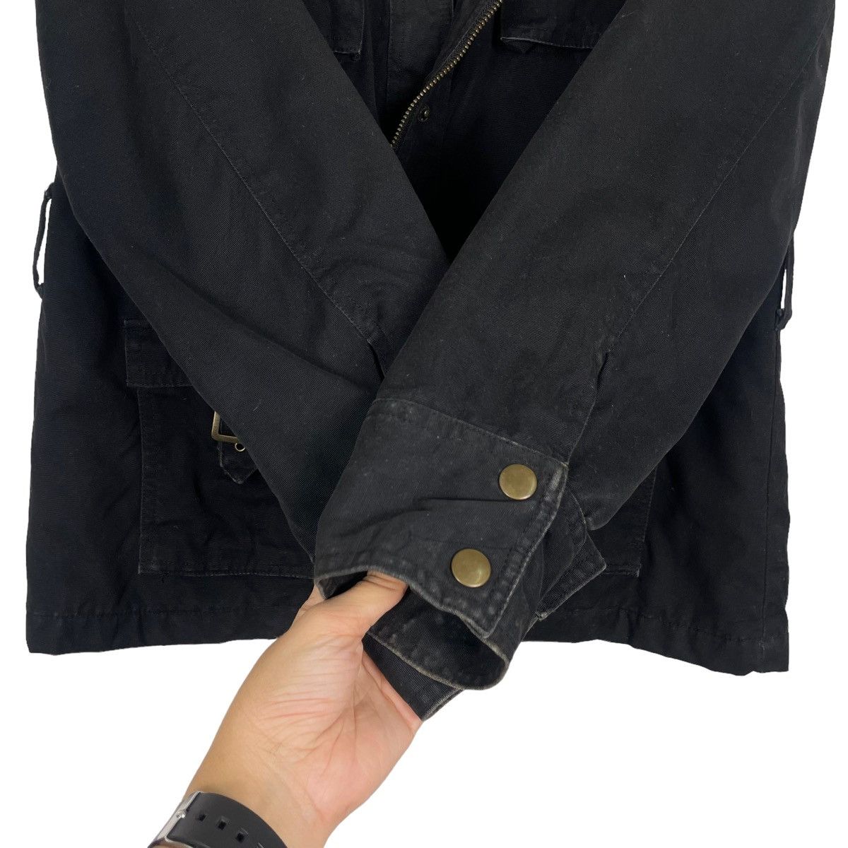 Japanese Brand 💥JHONEY CHORE BUTTON HYBRID COMBAT JACKET Size US M / EU 48-50 / 2 - 12 Thumbnail