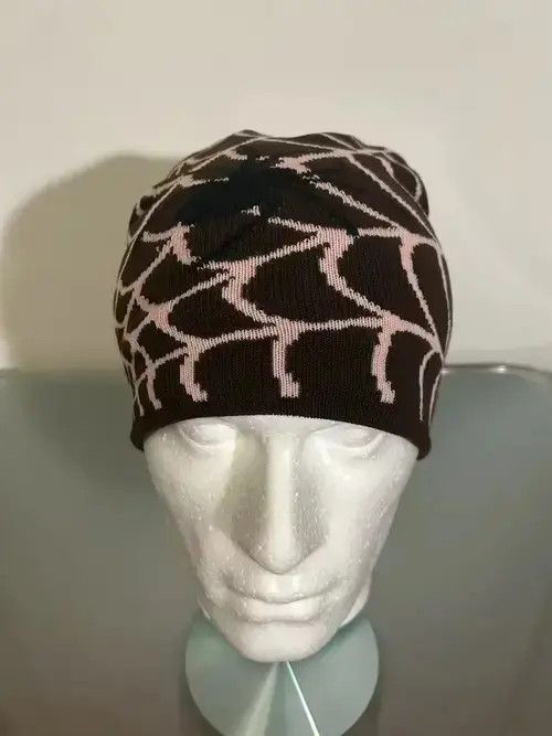 Other Y2K Spiderweb beanie (coffee pink) Size ONE SIZE - 2 Thumbnail