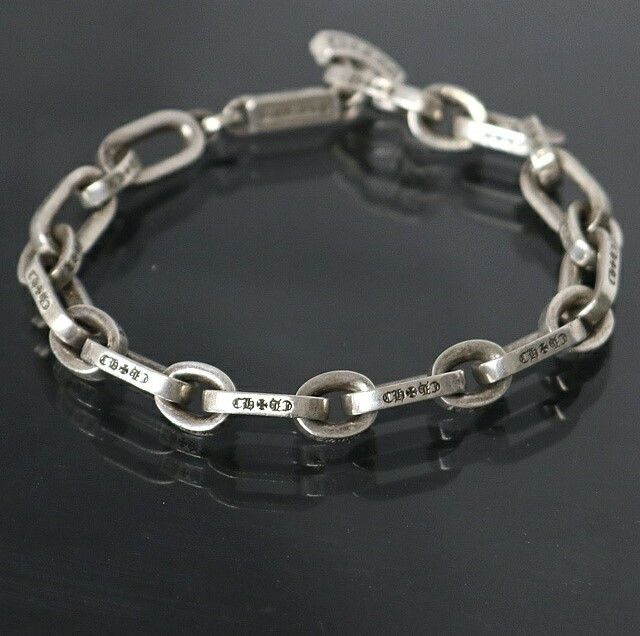Chrome Hearts Chrome Hearts Paper E Chain Bracelet - 8 Inch Size ONE SIZE - 1 Thumbnail