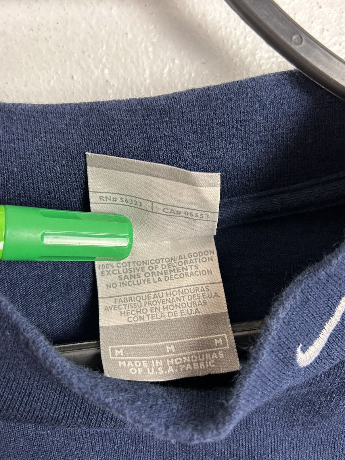 Nike 00s Vintage Nike Neck Embroidered Logo Long Sleeve Sweat Size US M / EU 48-50 / 2 - 6 Thumbnail