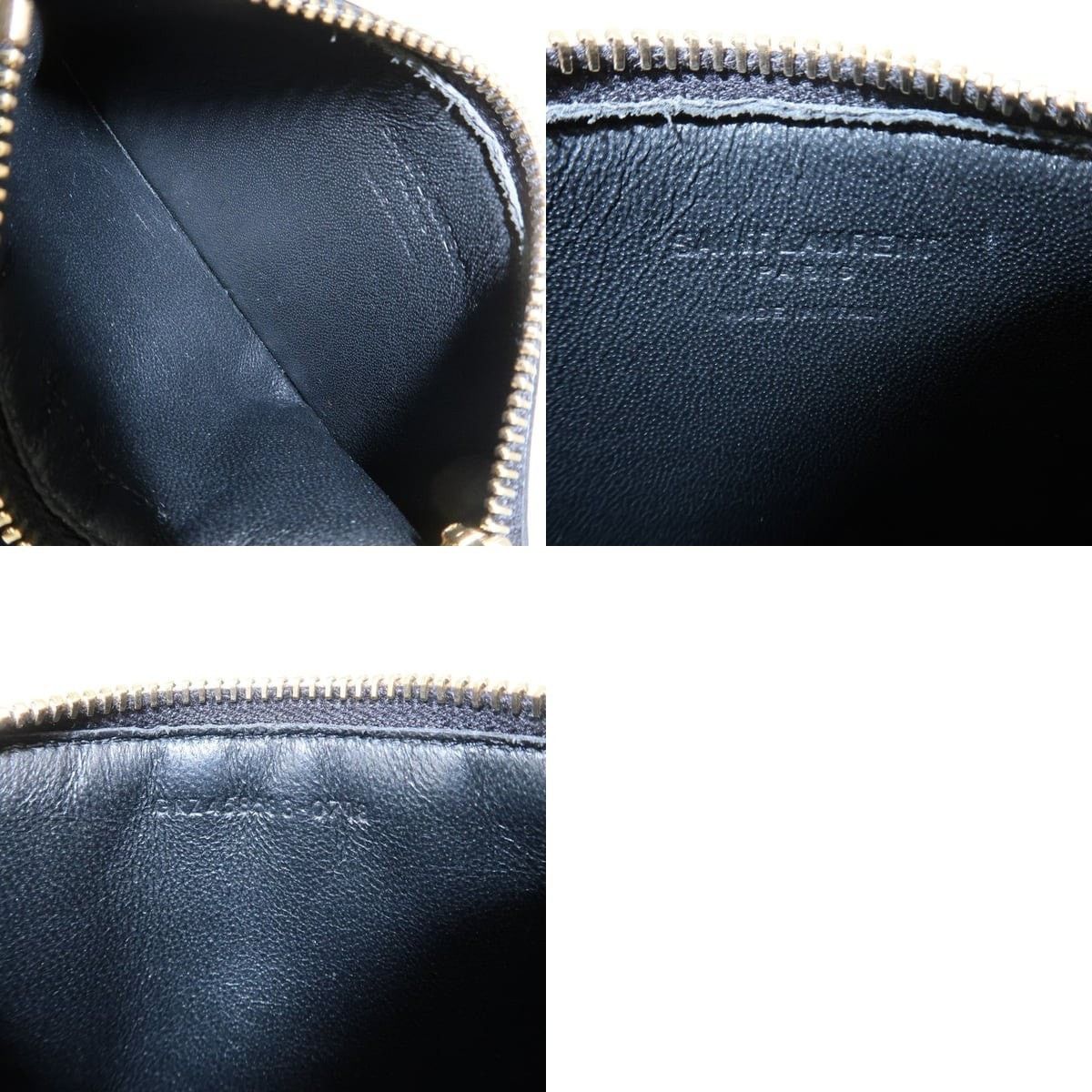 Saint Laurent Paris Saint Laurent Calfskin Card Holder Black Size ONE SIZE - 7 Thumbnail