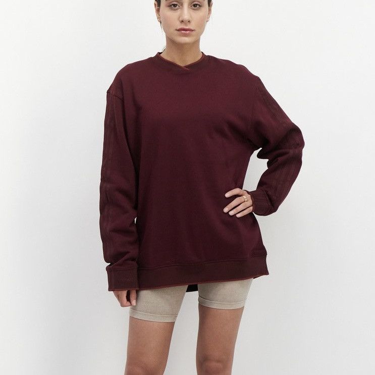 Adidas × Ivy Park adidas x IVY PARK Crew Sweatshirt Noble Maroon IVP LS Size S / US 4 / IT 40 - 1 Thumbnail