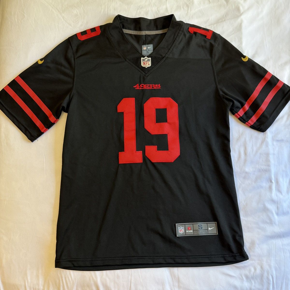 Nike Men San Francisco 49ers 19 Deebo Samuel Black 2023 Jersey Size US S / EU 44-46 / 1 - 1 Thumbnail