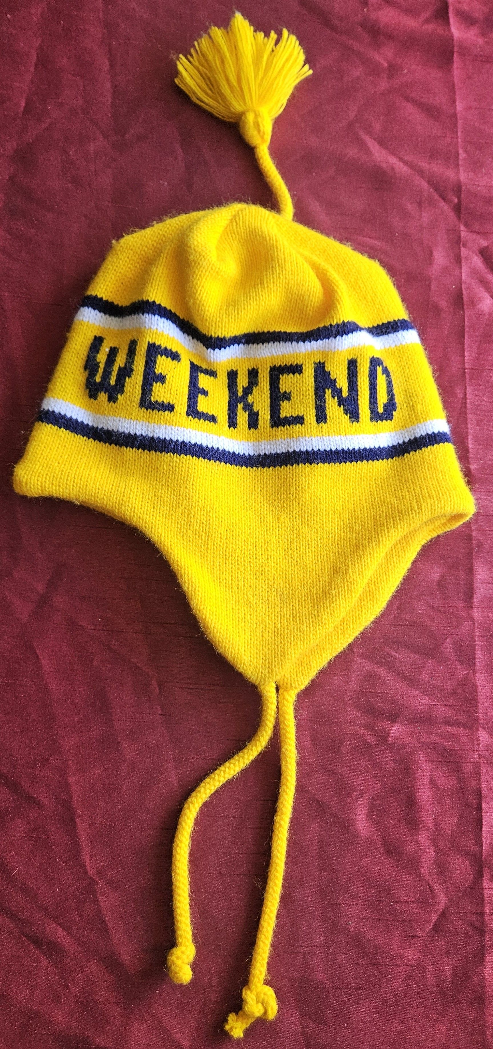 Other Vampire Weekend '00s Vintage Beanie College Hat Cap RARE! Size ONE SIZE - 4 Thumbnail