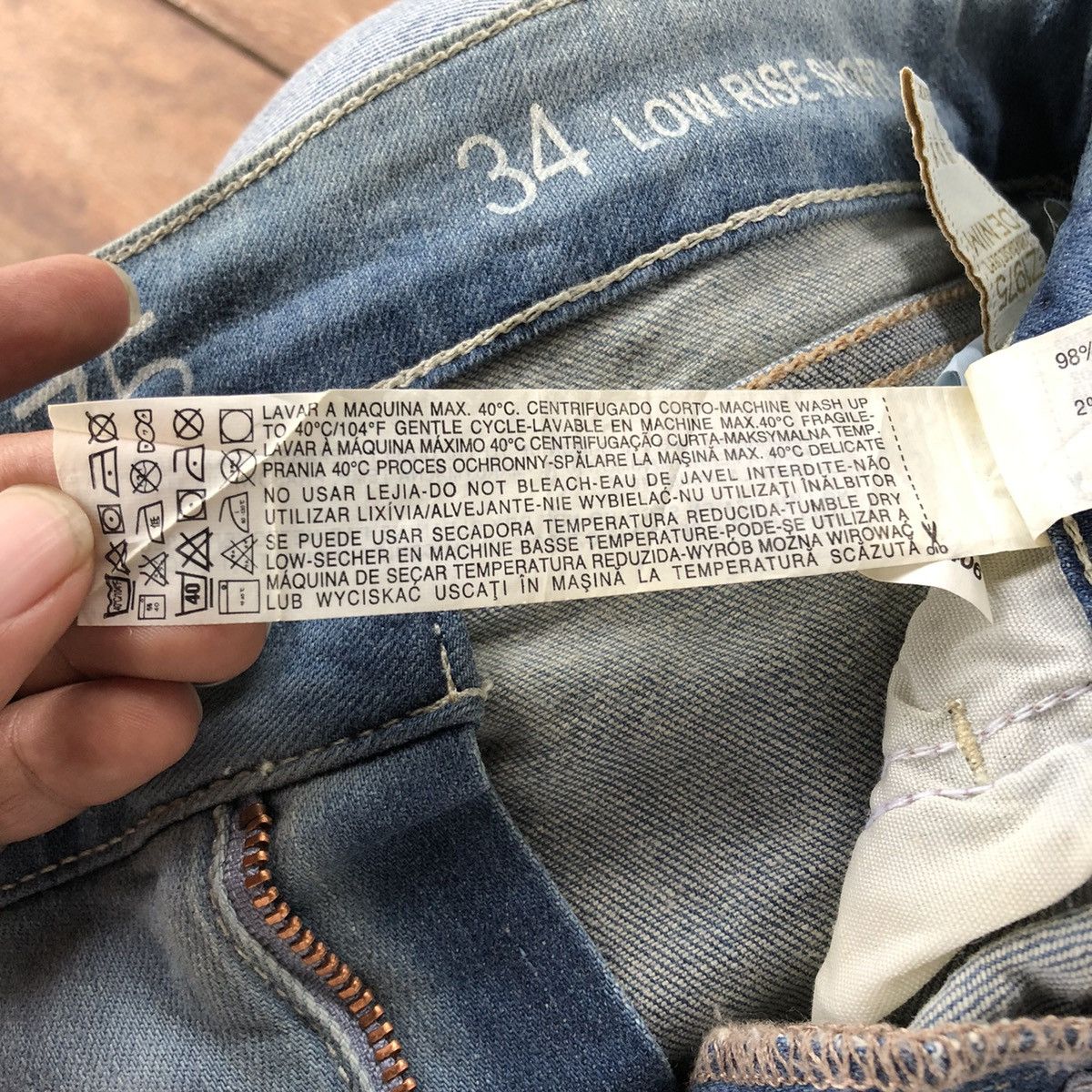 Zara Vintage Zara Z1975 Denim Short Pants Size 31" - 11 Thumbnail