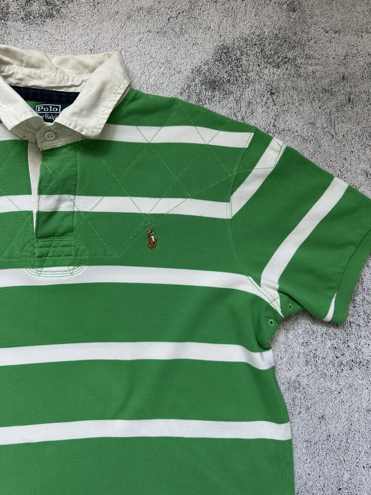 Polo Ralph Lauren Vintage Polo Ralph Lauren Green Style Logo Size US XL / EU 56 / 4 - 7 Thumbnail