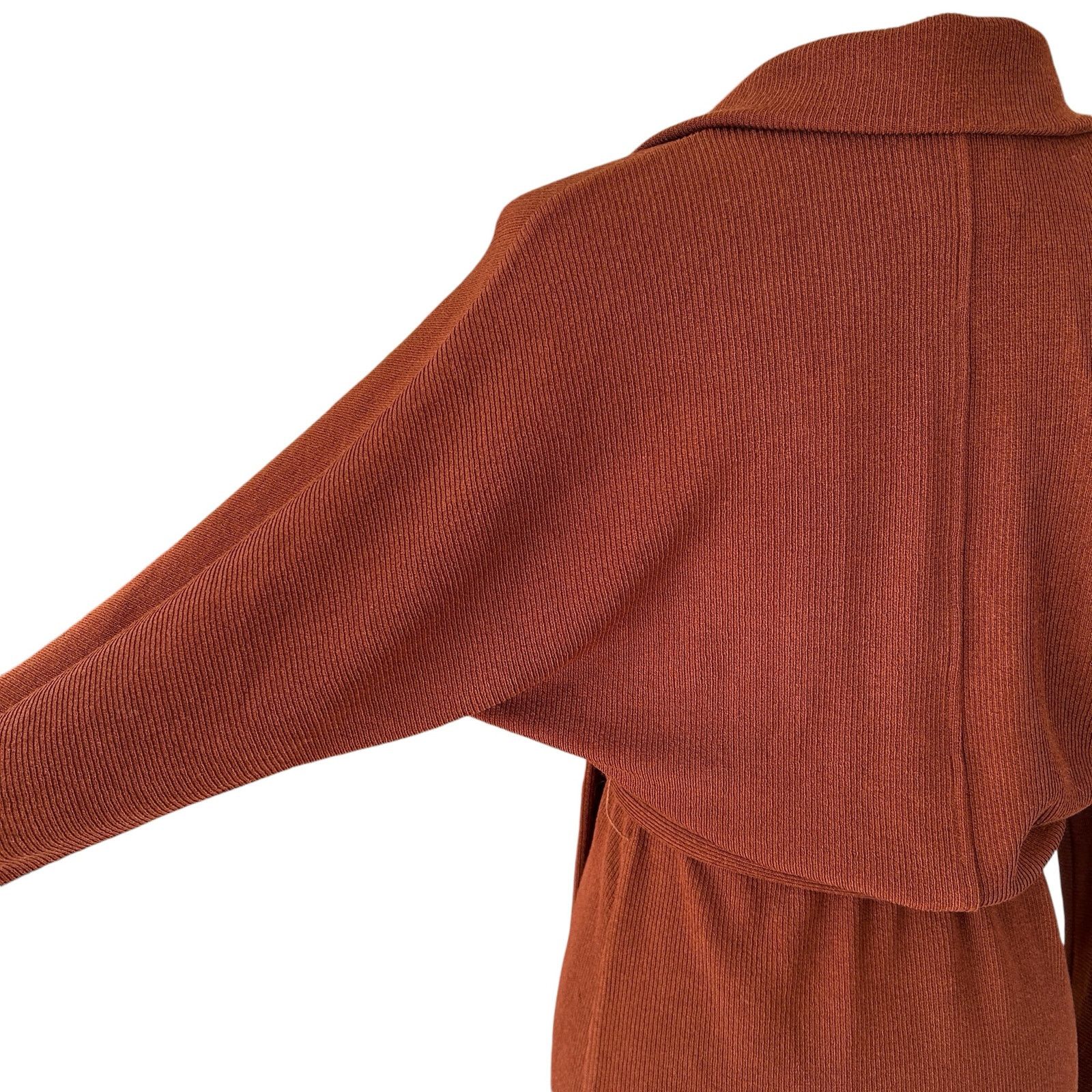 Saylor Saylor Nathalie Sweater Dress Womens Small Sienna Brown Knit Size S / US 4 / IT 40 - 9 Thumbnail