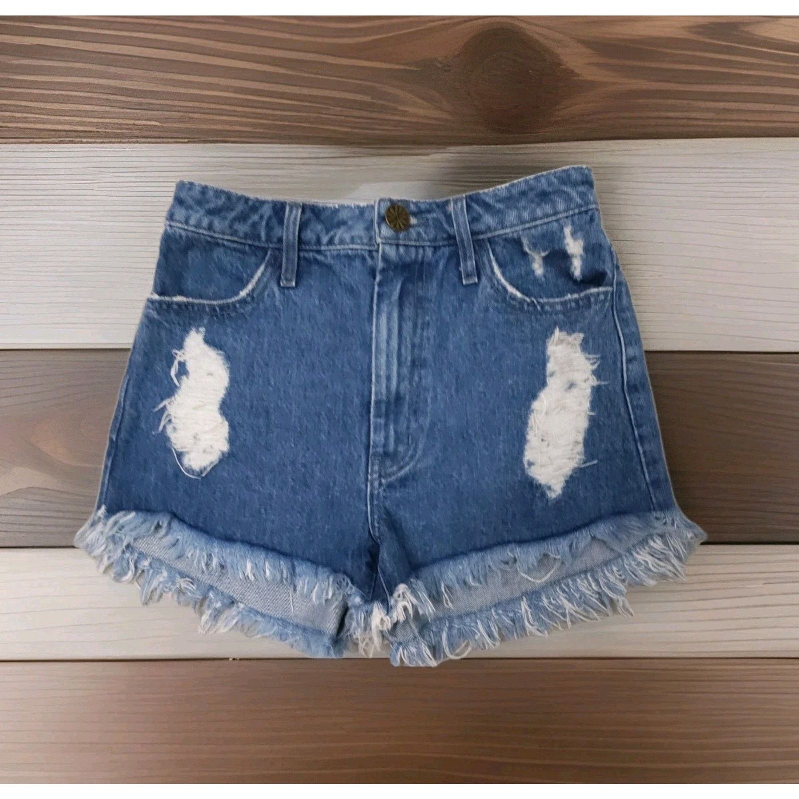Show Me Your MuMu Show Me Your Mumu Houston Cotton Four Pocket High-Rise 24 Size 24" / US 00 / IT 34 - 4 Thumbnail