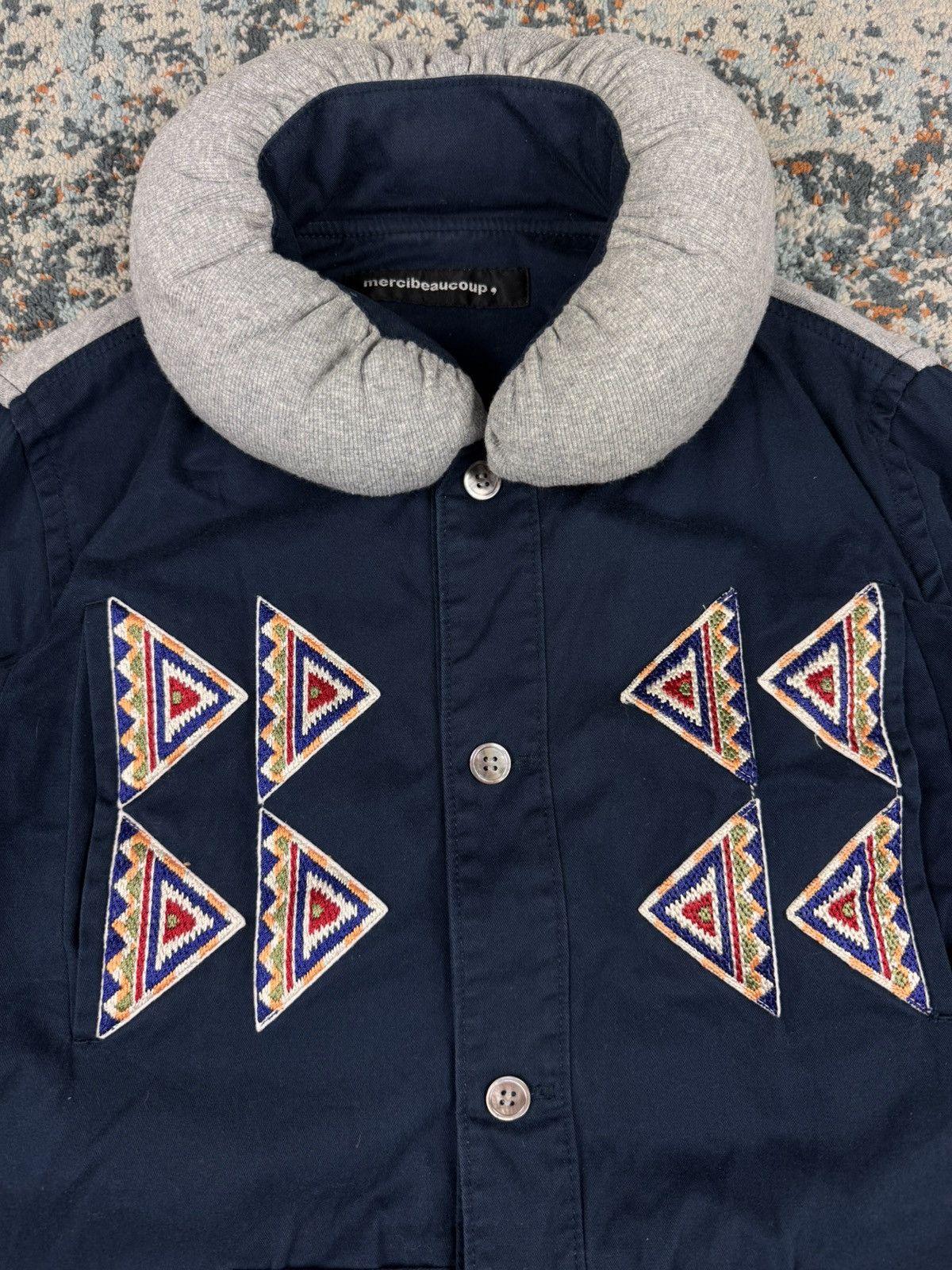 mercibeaucoup Vintage Y2K Mercibeacoup Issey Miyake pillow neck jacket Size US M / EU 48-50 / 2 - 6 Thumbnail