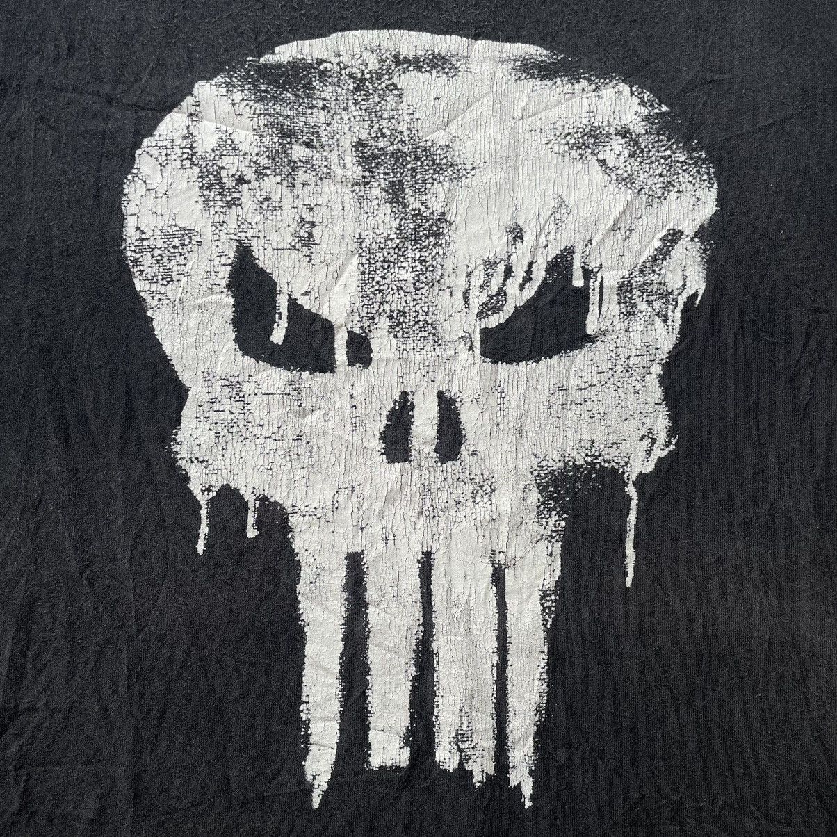 Marvel Comics Vintage Faded Marvel The Punisher Skull Logo Mad Engine Tee Size US L / EU 52-54 / 3 - 2 Thumbnail