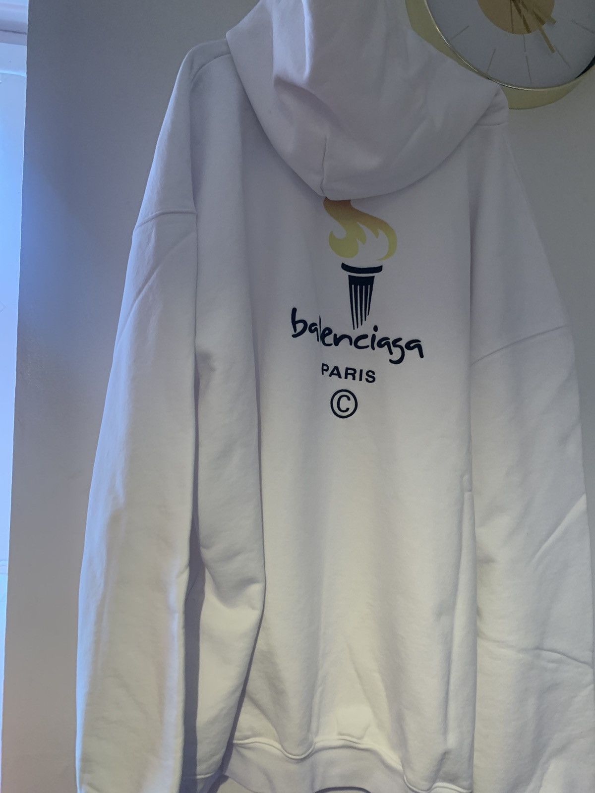 Balenciaga Balenciaga Paris Olympic Oversized Hoodie Size US XL / EU 56 / 4 - 1 Thumbnail