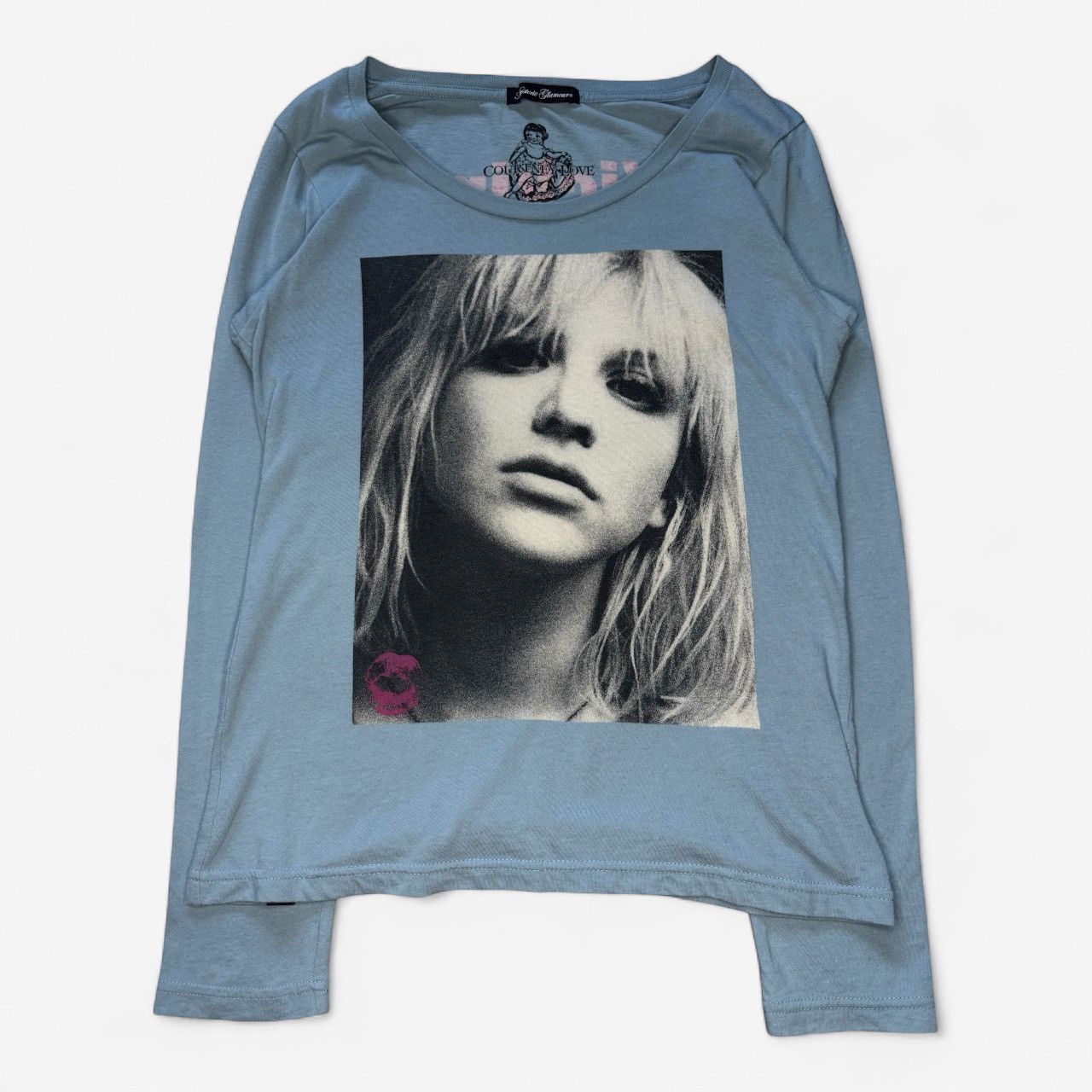 トップス HYSTERIC GLAMOUR Courtney Love long t Hysteric Glamour x Coutney Love Pink T-shirt Long Sleeve