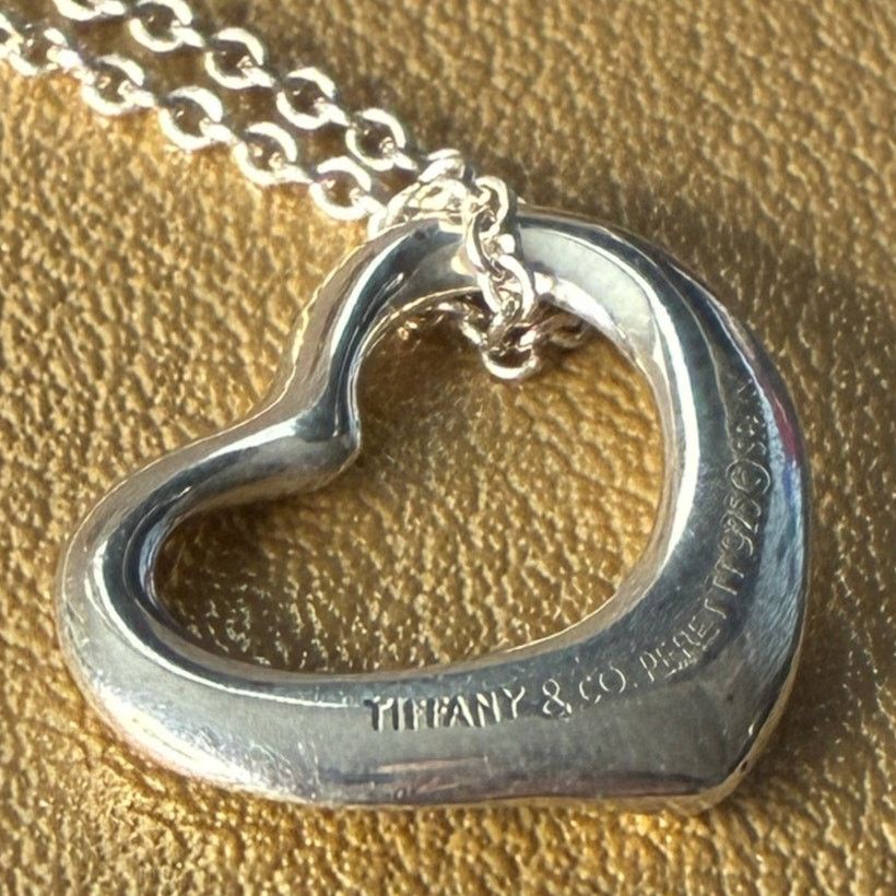 Tiffany & Co. Tiffany & Co Elsa Peretti Sterling Silver Heart Necklace Size ONE SIZE - 2 Thumbnail