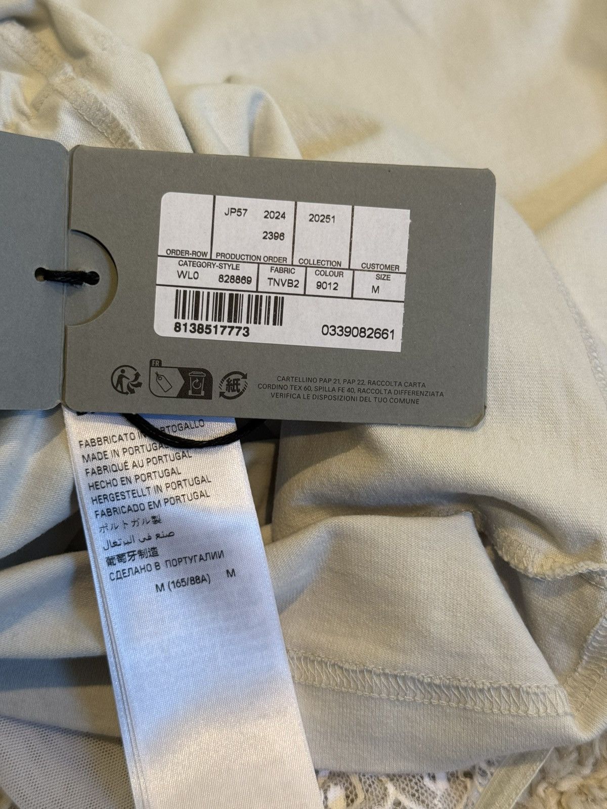 Balenciaga Balenciaga $1190 Off White Stretchy Lingerie T-Shirt Size M / US 6-8 / IT 42-44 - 19 Thumbnail