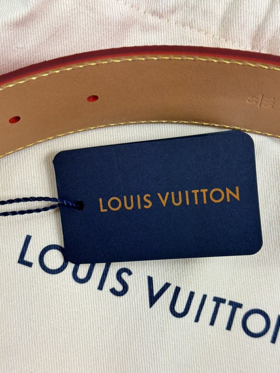 Louis Vuitton LV INITIAL 40MM REVERSIBLE BELT Size 34 - 4 Thumbnail