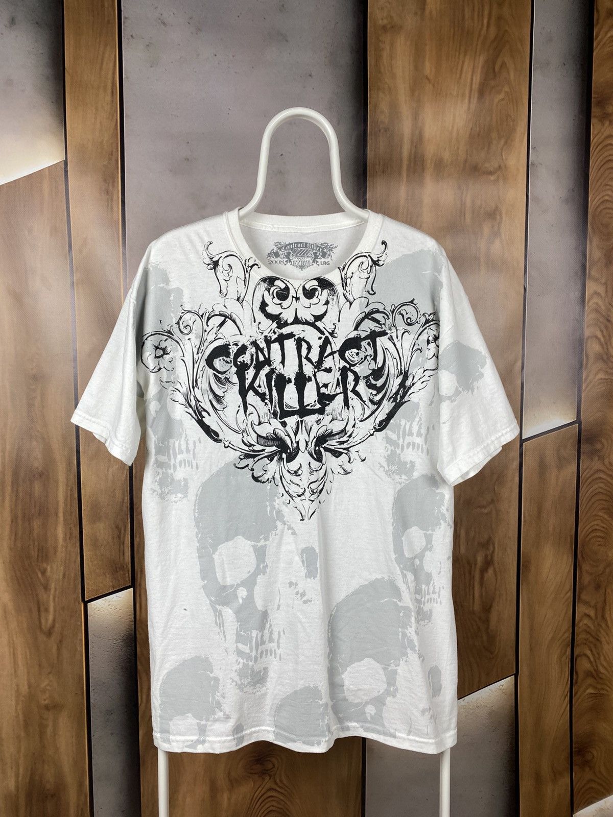 Other 💀Over Print T-Shirt Contract Killer Skeleton Tee💀 Size US L / EU 52-54 / 3 - 1 Thumbnail