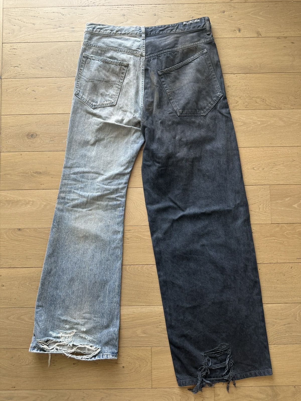 Balenciaga BALENCIAGA FIFTY-FIFTY (50/50) CARGO PANTS Size US 32 / EU 48 - 2 Thumbnail