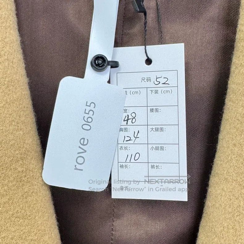 Loewe Loewe Wool and Cashmere Mixed Leather Patch Logo Coat Size US L / EU 52-54 / 3 - 3 Thumbnail