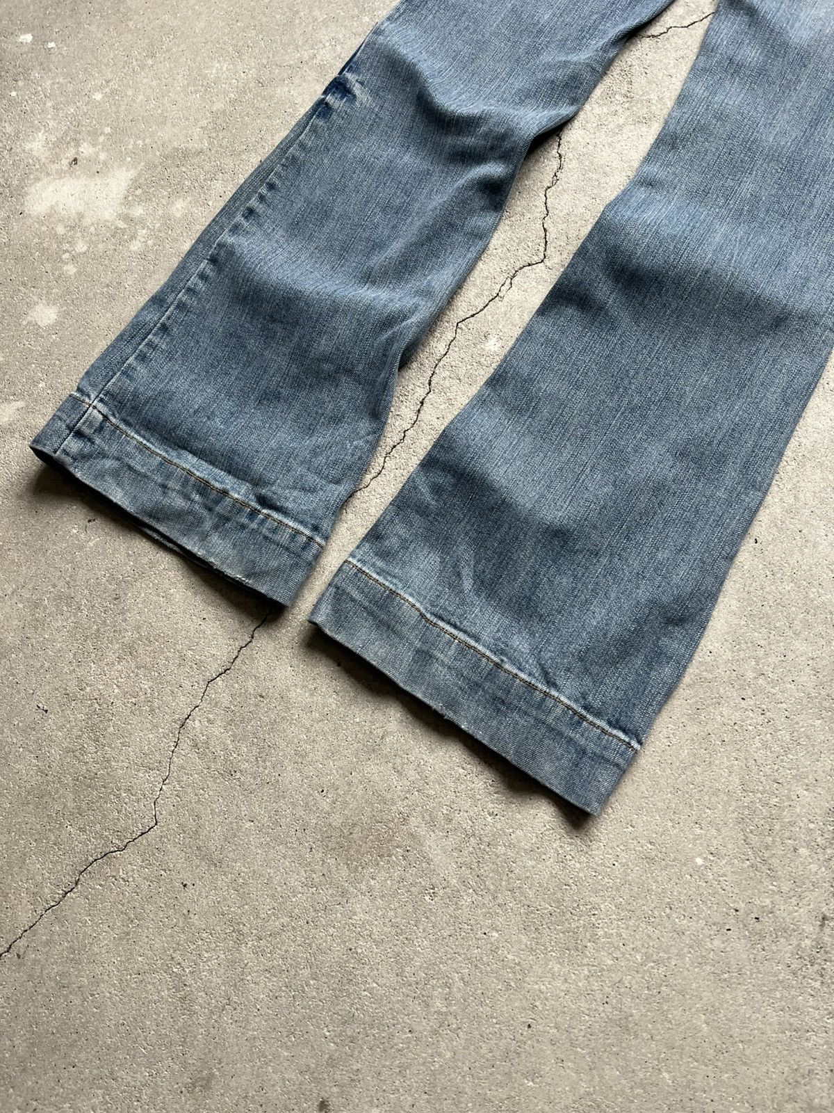 Hysteric Glamour × If Six Was Nine × Le Grande Bleu (L.G.B.) Rare Flared IfSixWasNine Junya LGB Style jeans Y2K Size 28" / US 6 / IT 42 - 3 Thumbnail