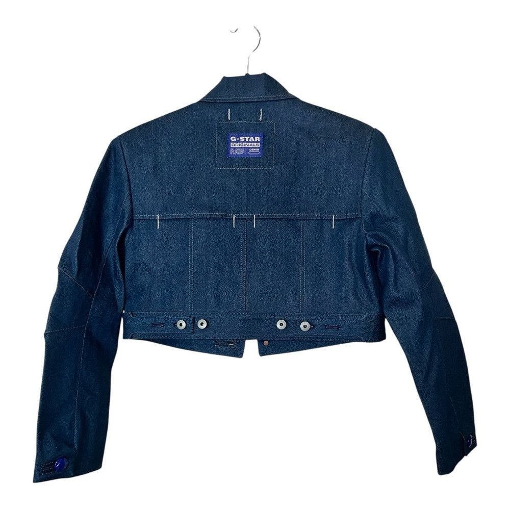 G-Star G-Star RAW Originals 3D Selvedge Cropped Jacket NWT Raw Den Size S / US 4 / IT 40 - 7 Thumbnail