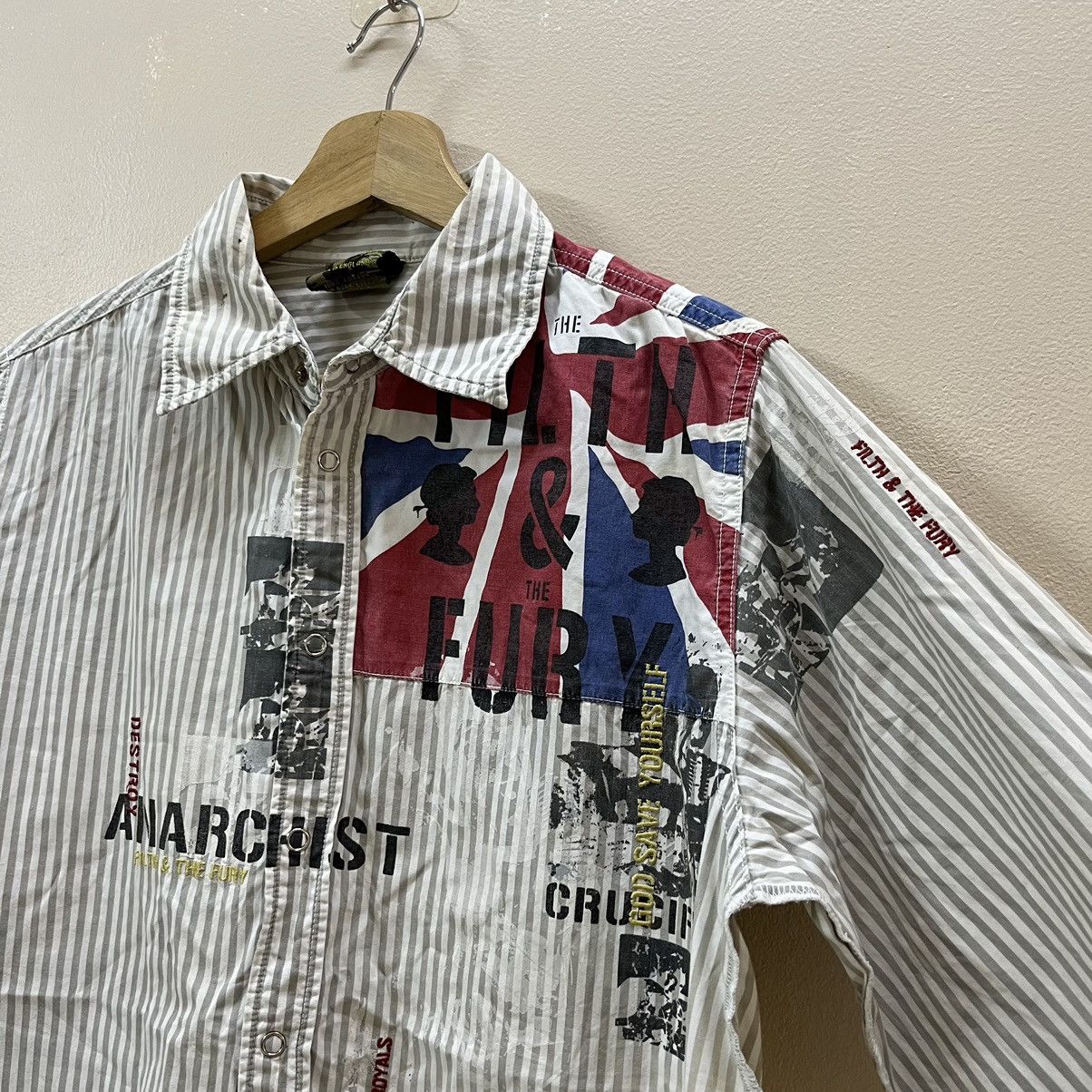 Ringspun × Seditionaries Vintage Ringspun Anarchist Button Up Shirt Size US M / EU 48-50 / 2 - 5 Thumbnail