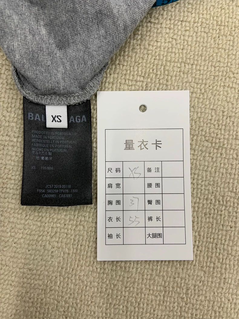 Balenciaga Balenciaga Letter printing casual round neck short sleeve Size XS / US 0-2 / IT 36-38 - 4 Thumbnail