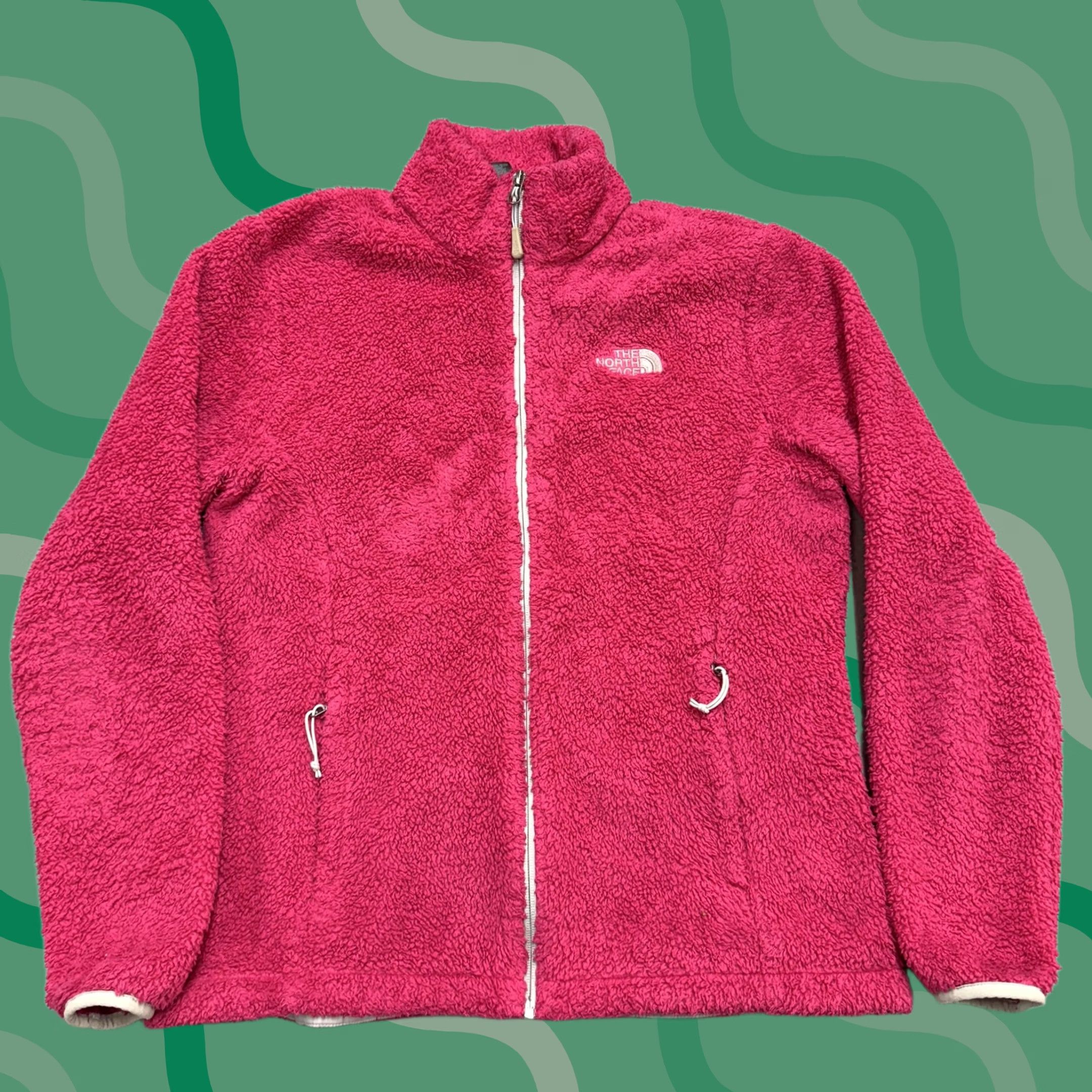 The North Face The North Face Jacket Womens L Pink Full Zip Fleece Sherpa Outdoor Coat Size L / US 10 / IT 46 - 1 Thumbnail