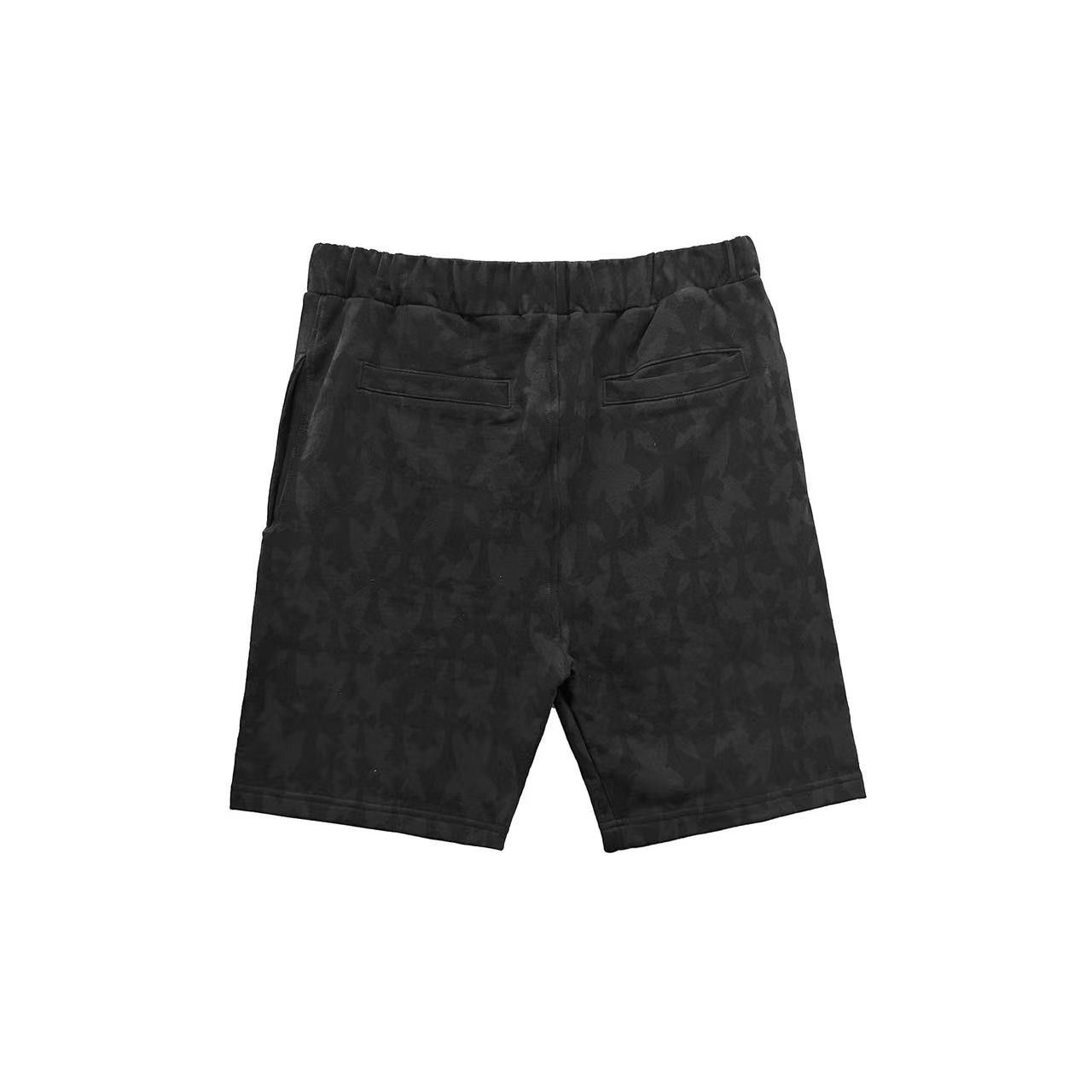 Chrome Hearts Chrome Hearts Black Tonal Monogram Horseshoe Logo Shorts Size US 38 / EU 54 - 2 Thumbnail
