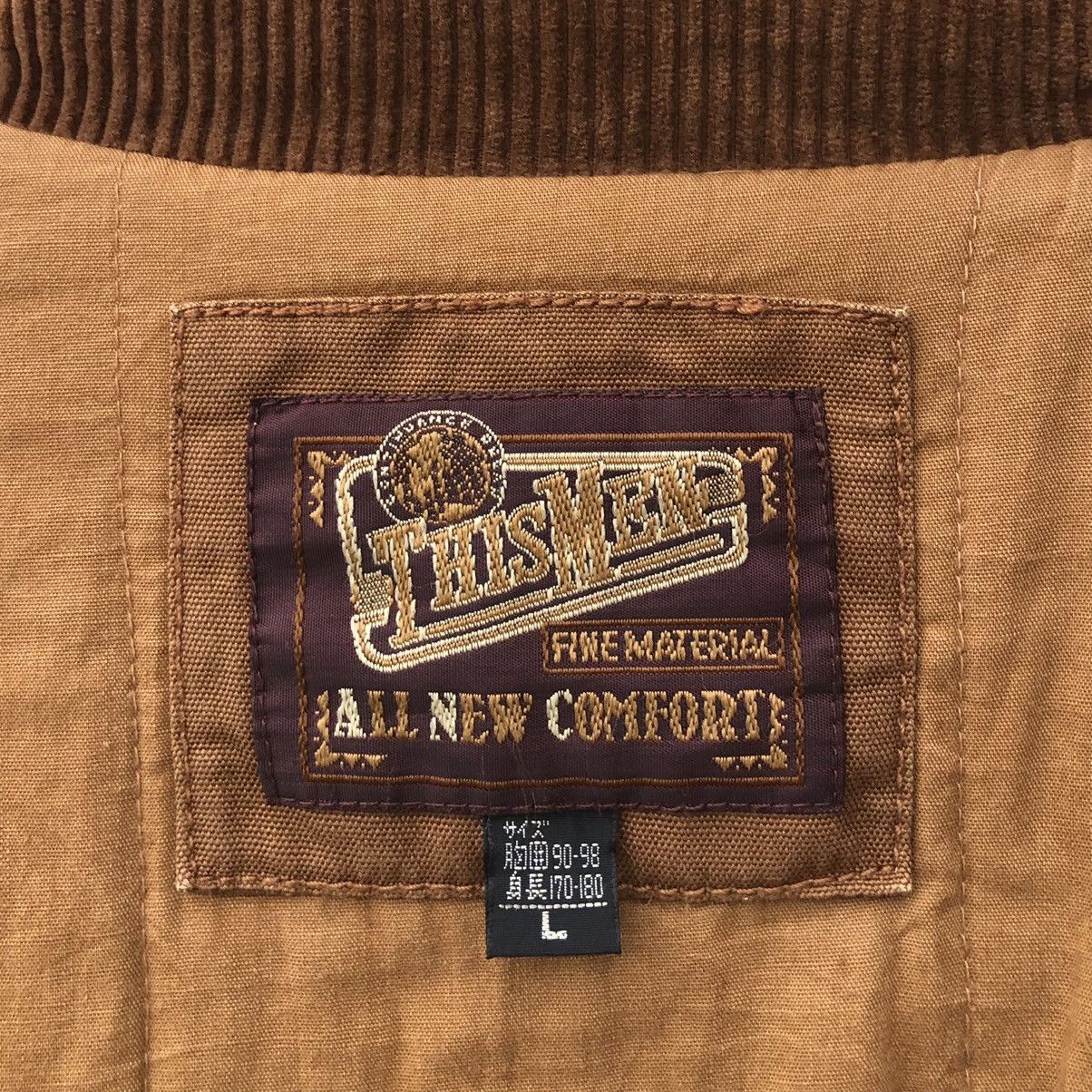 Vintage Vintage Canvas Brown Button Up Collar Coduray Chore Jacket Size US L / EU 52-54 / 3 - 13 Thumbnail