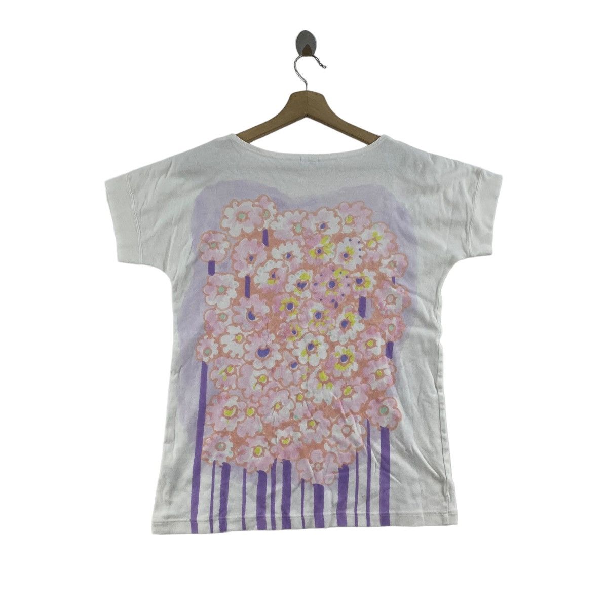 Tsumori Chisato TSUMORI CHISATO ROOM Japanese Brand Flowers Print White Size S / US 4 / IT 40 - 3 Thumbnail