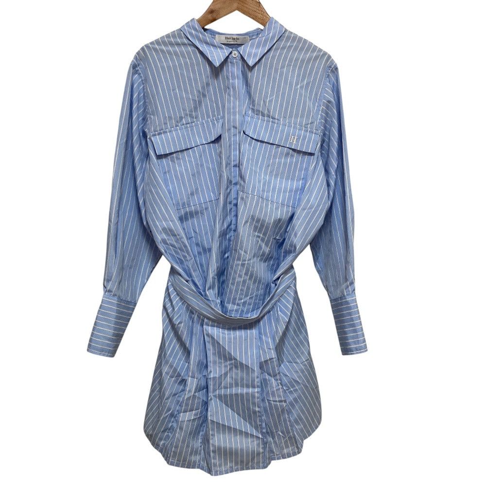 Other Other Herlipto Armace Stripe Romper Textile Dresses 1241305028 DUTY FREE for USA Size ONE SIZE - 1 Thumbnail