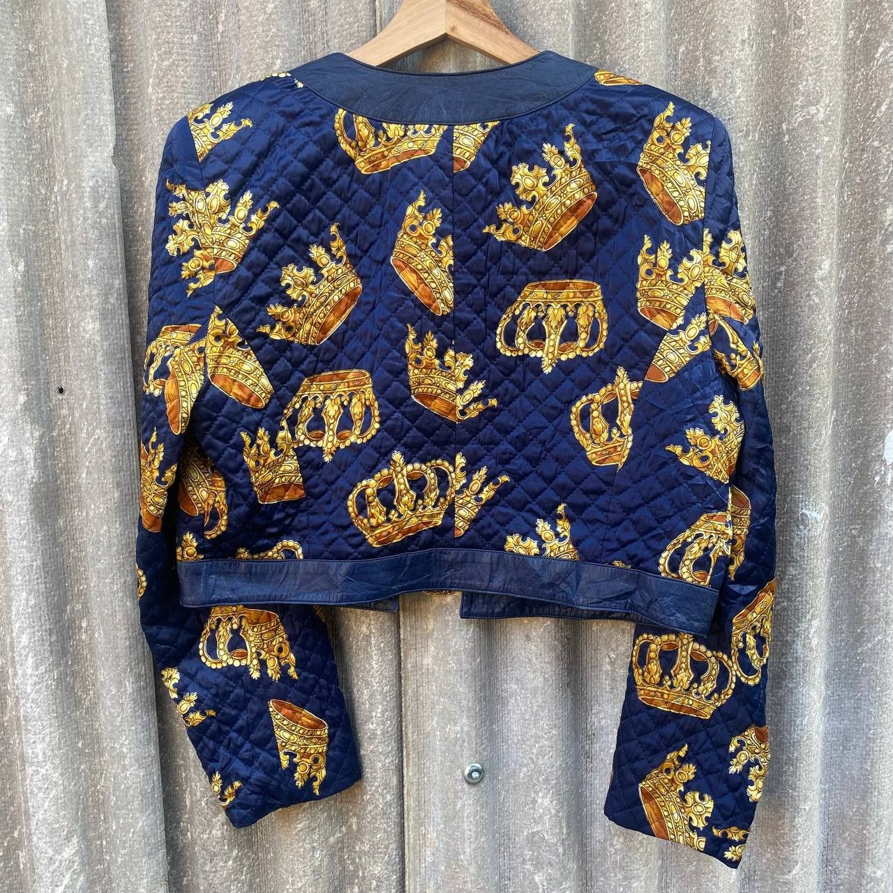 BIGI × If Six Was Nine × Le Grande Bleu (L.G.B.) Just Bigi Quilted Cropped Jacket lgb style Size S / US 4 / IT 40 - 7 Thumbnail