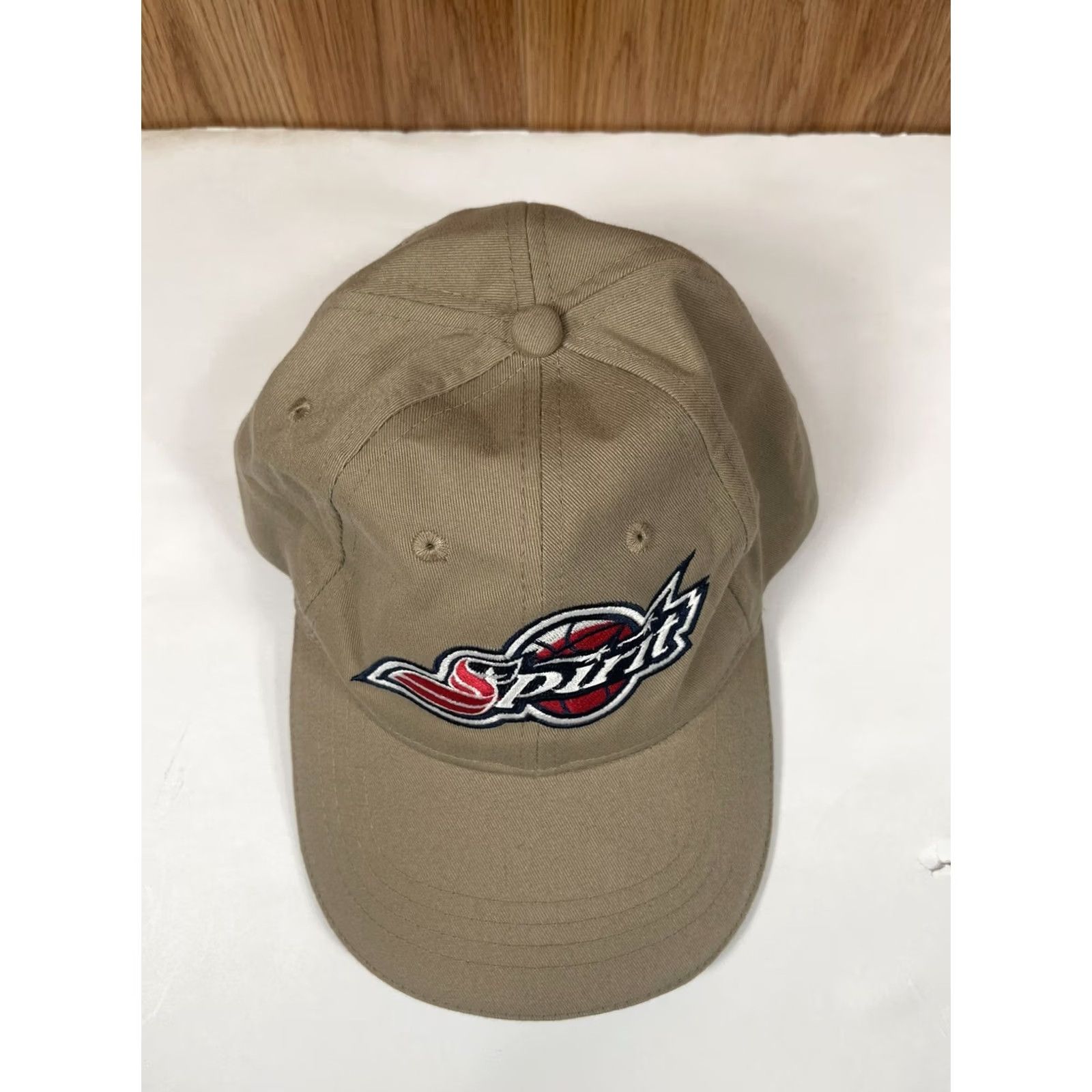 Logo 7 Kap Sprite Embroidered Logo Hat Cap Adjustable Strap Back One Size Fit All Beige Size ONE SIZE - 2 Thumbnail
