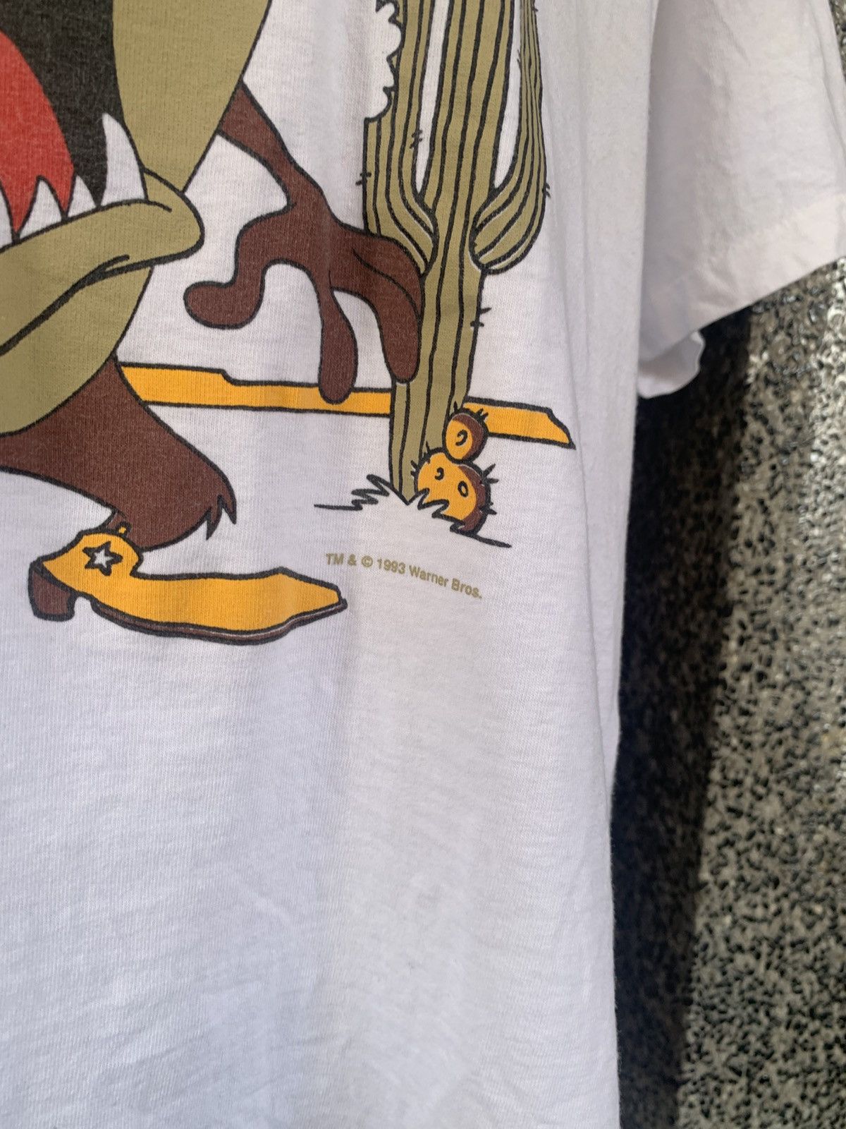Vintage × Warner Bros Vintage 90s Warner Bros Tazmanian Devil / TAZ Looney Tunes Size US XL / EU 56 / 4 - 3 Thumbnail