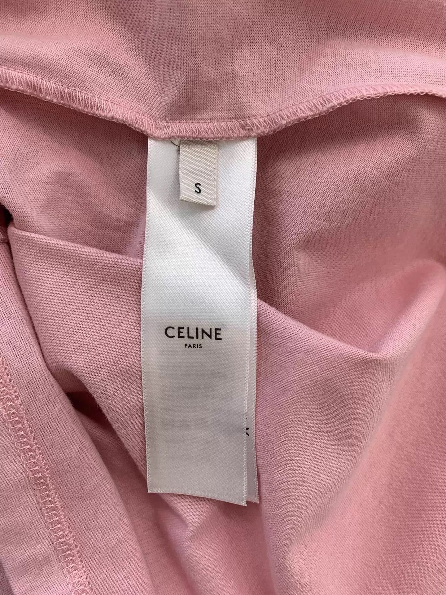 Celine Celine Pink Embroidered Print Tee S New Size S / US 4 / IT 40 - 5 Thumbnail