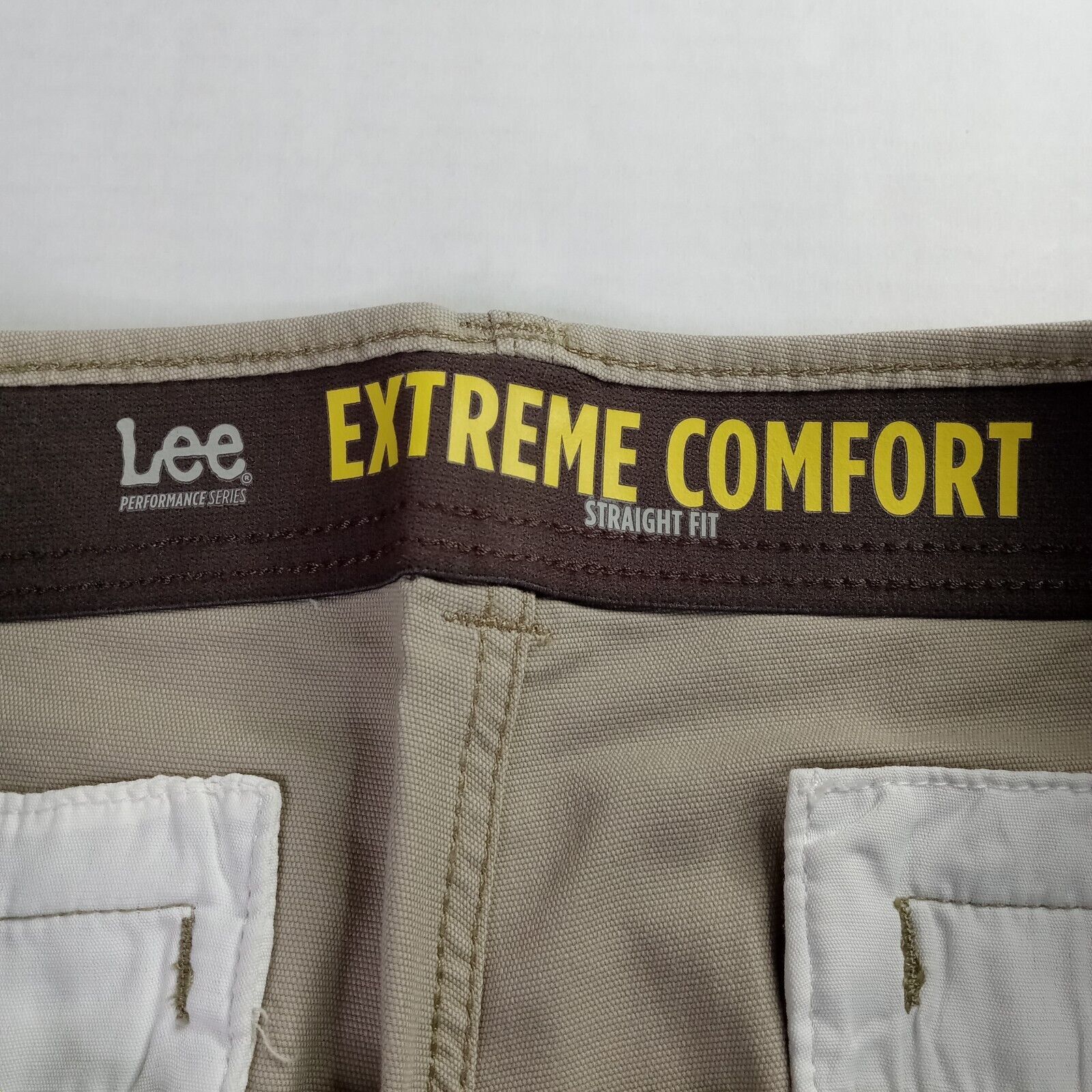 Lee Lee Extreme Comfort Cargo Pants Men 40x32 Beige Straight Fit Size US 40 / EU 56 - 5 Thumbnail