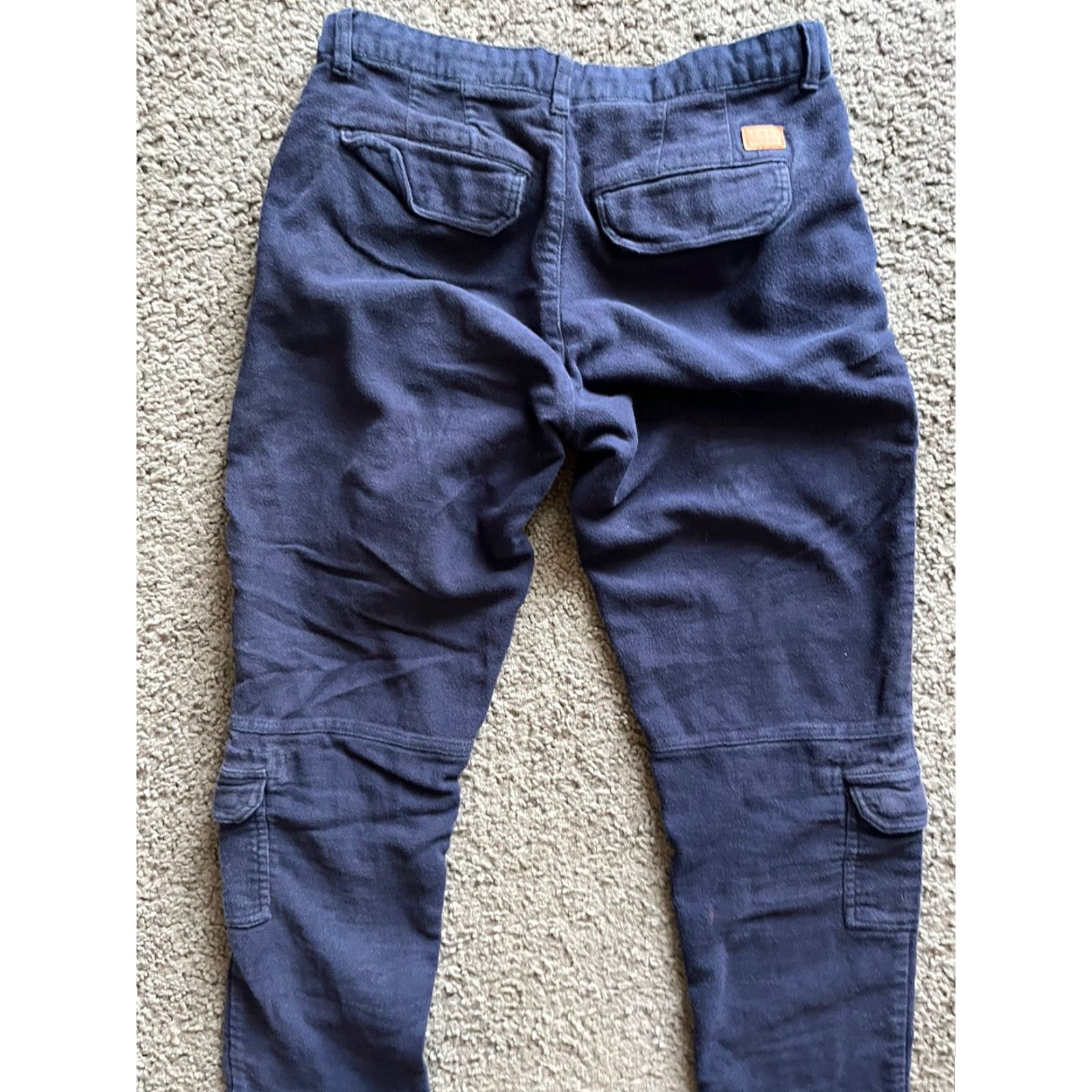 Vintage VINTAGE JACHS New York Mens Navy Brooklyn Fit Cargo Pants 29 Inseam 32.5 Adult Regular Navy Cargo Pants Mens 29 Size US 29 - 2 Thumbnail