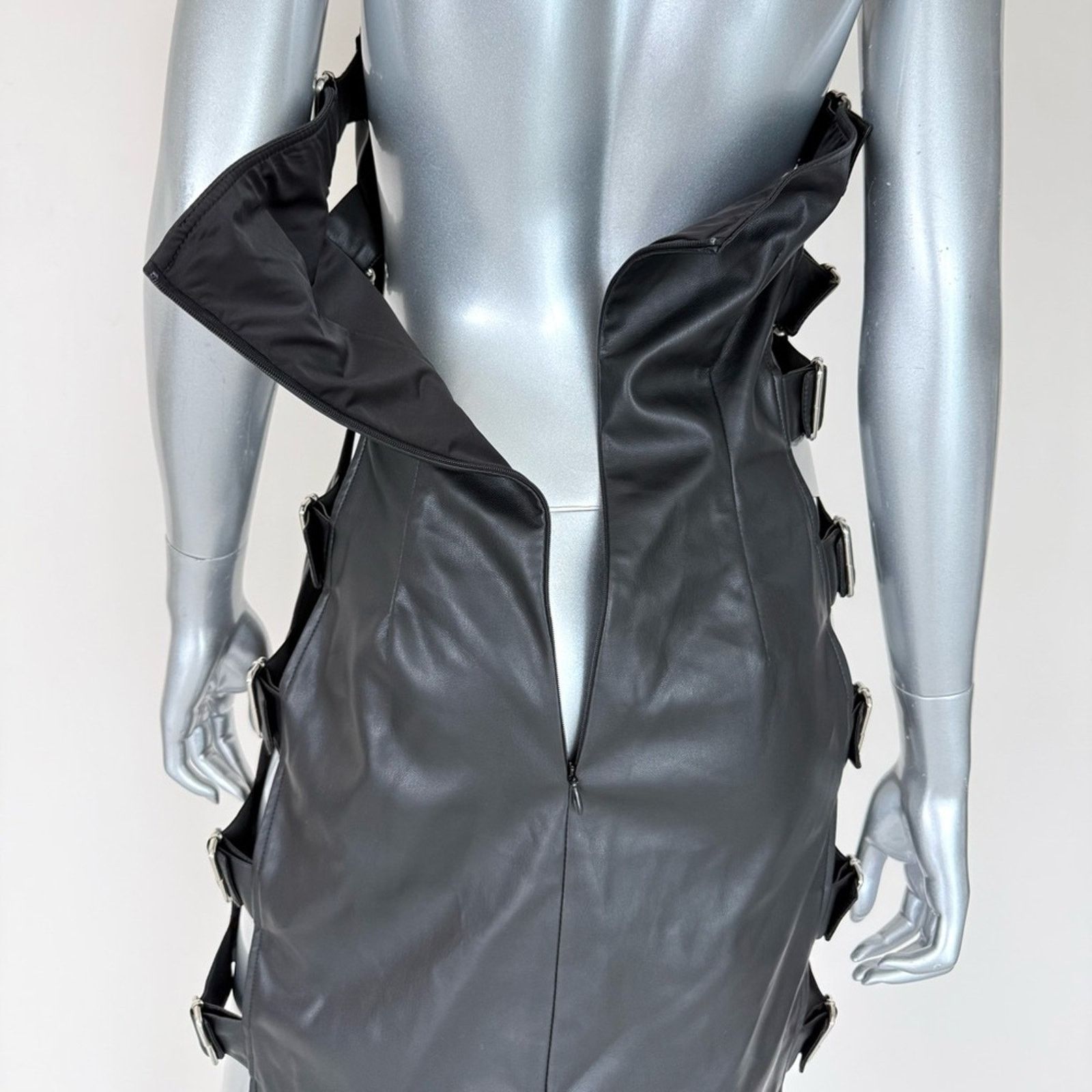 Other NEW!!! Women faux leather dress size L European brand Size L / US 10 / IT 46 - 6 Thumbnail