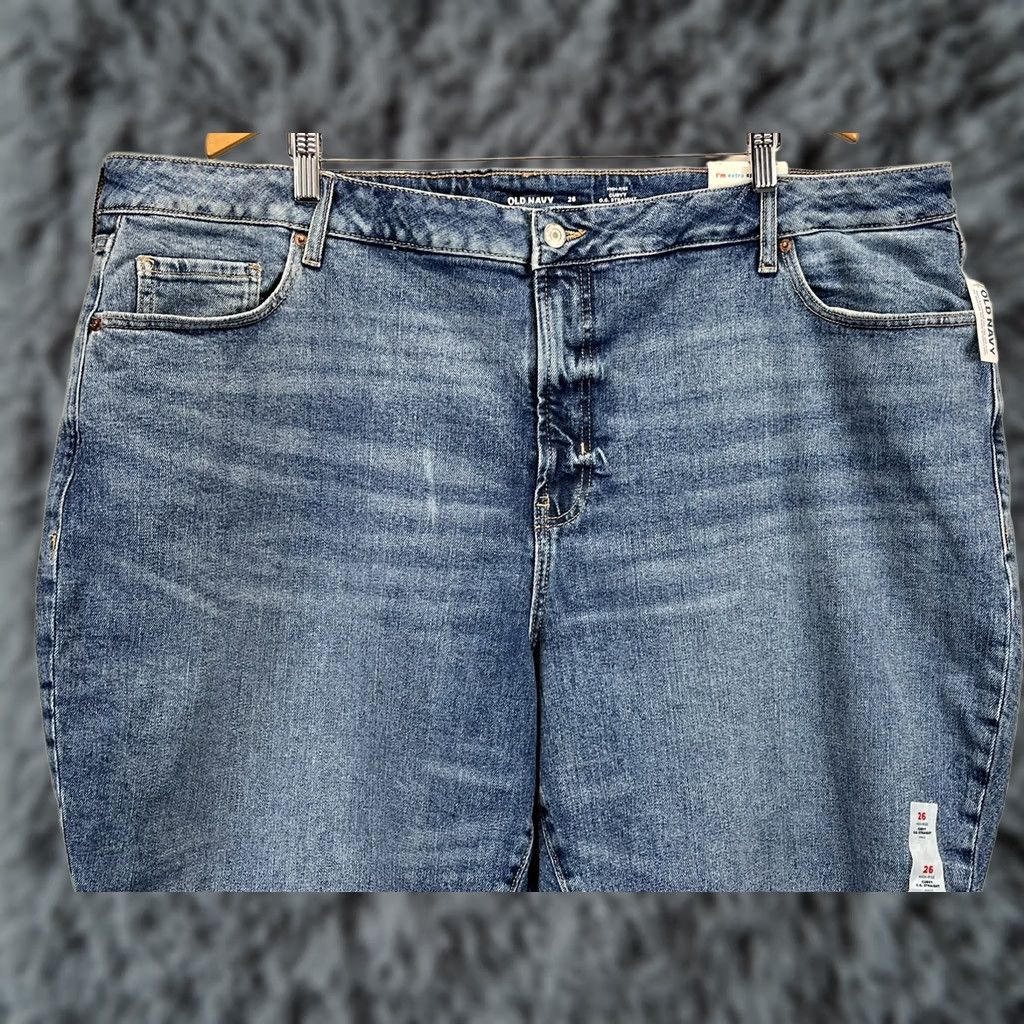 Old Navy Old Navy High rise Curvy O.g. Straight Ankle Jeans Womens 26 Plus NWT Size 26" / US 2 / IT 38 - 1 Thumbnail
