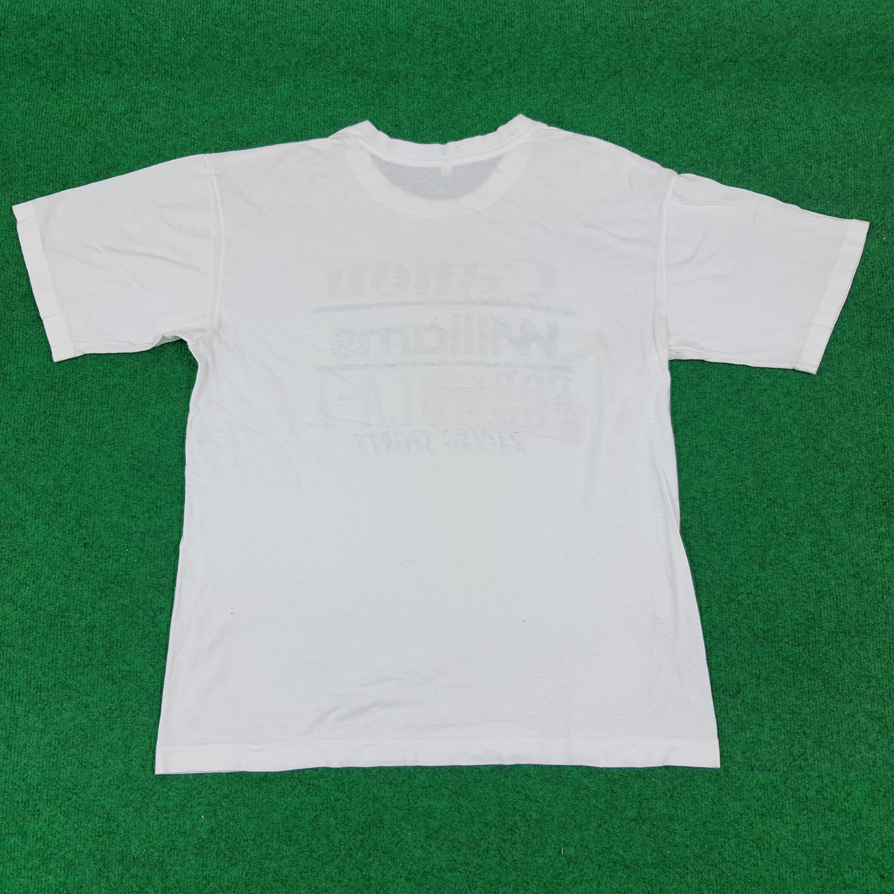 Canon × Japanese Brand × Vintage Vintage Canon William Formula 1 Sports Racing Tshirt Size US L / EU 52-54 / 3 - 3 Thumbnail